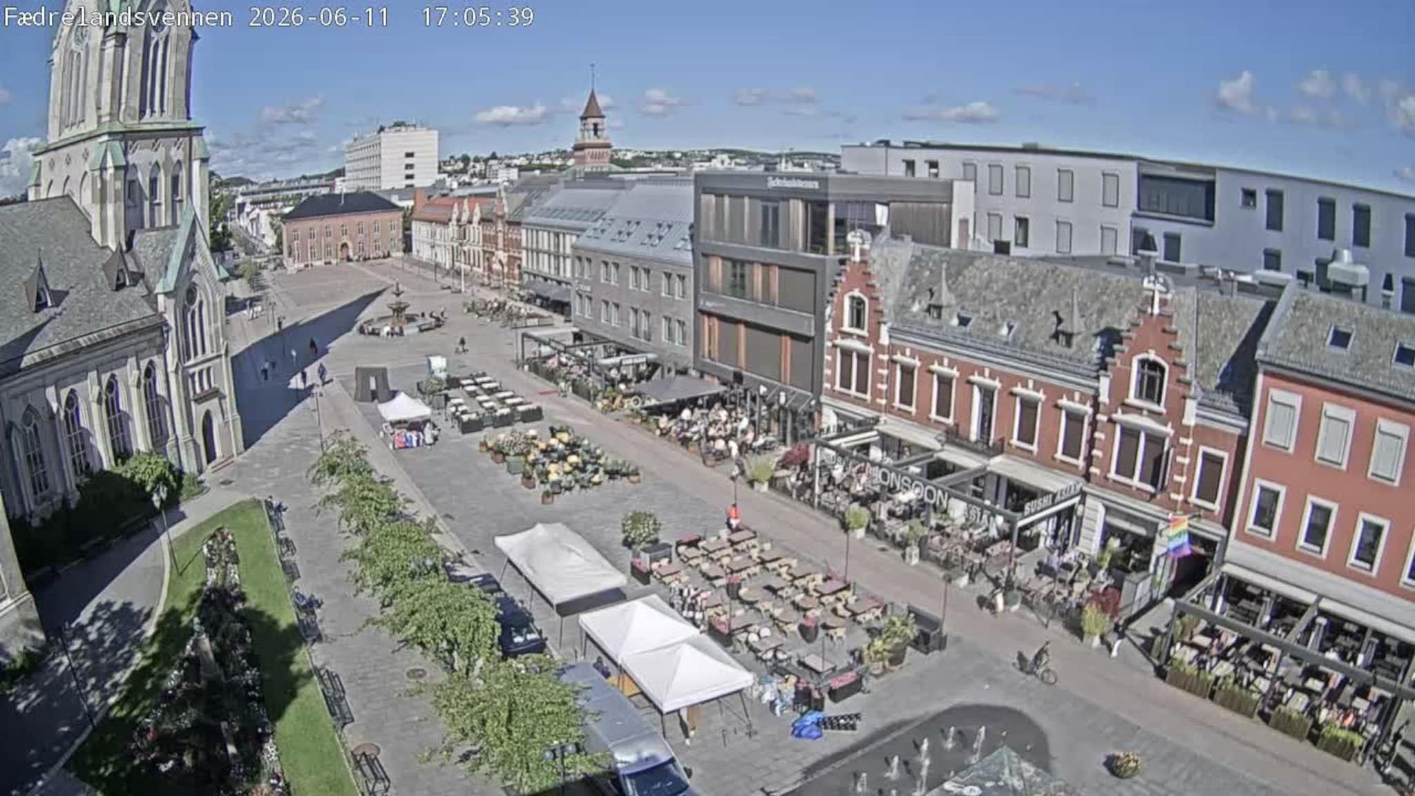Livekamera Torvet i Kristiansand