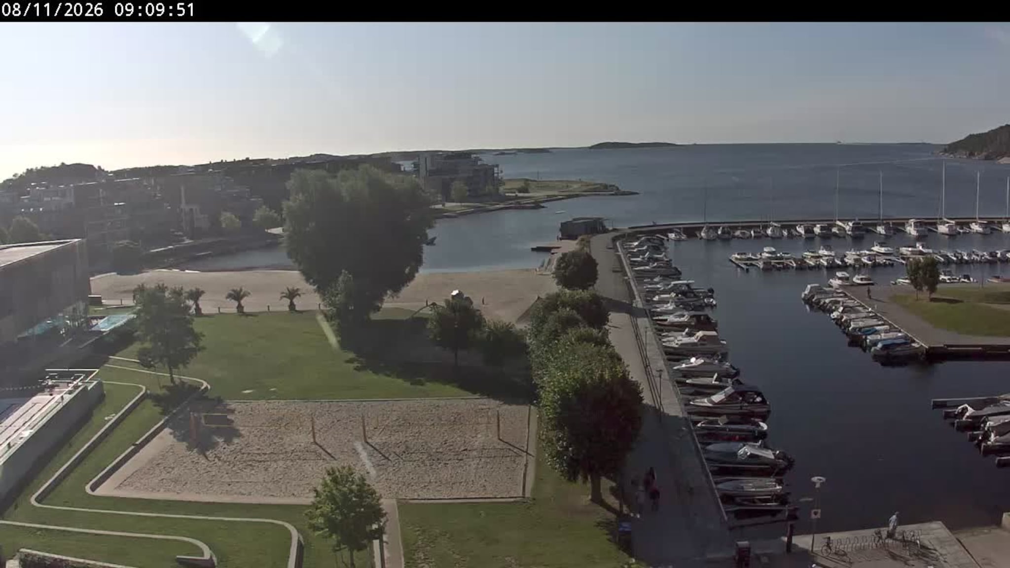 Livekamera Bystranda i Kristiansand