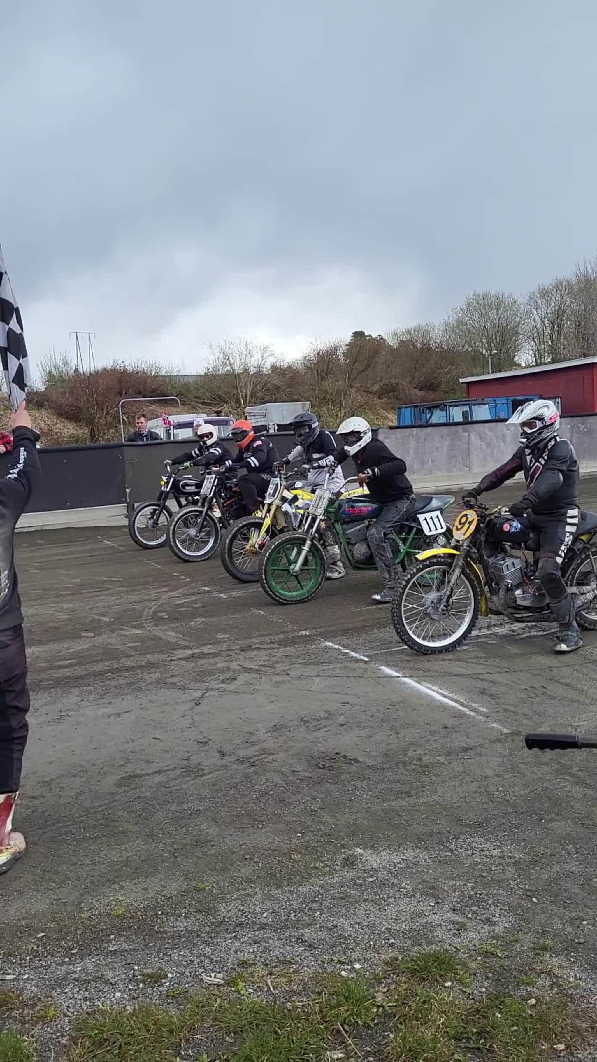 Fra flattrack-åpningen i Sørlandsparken