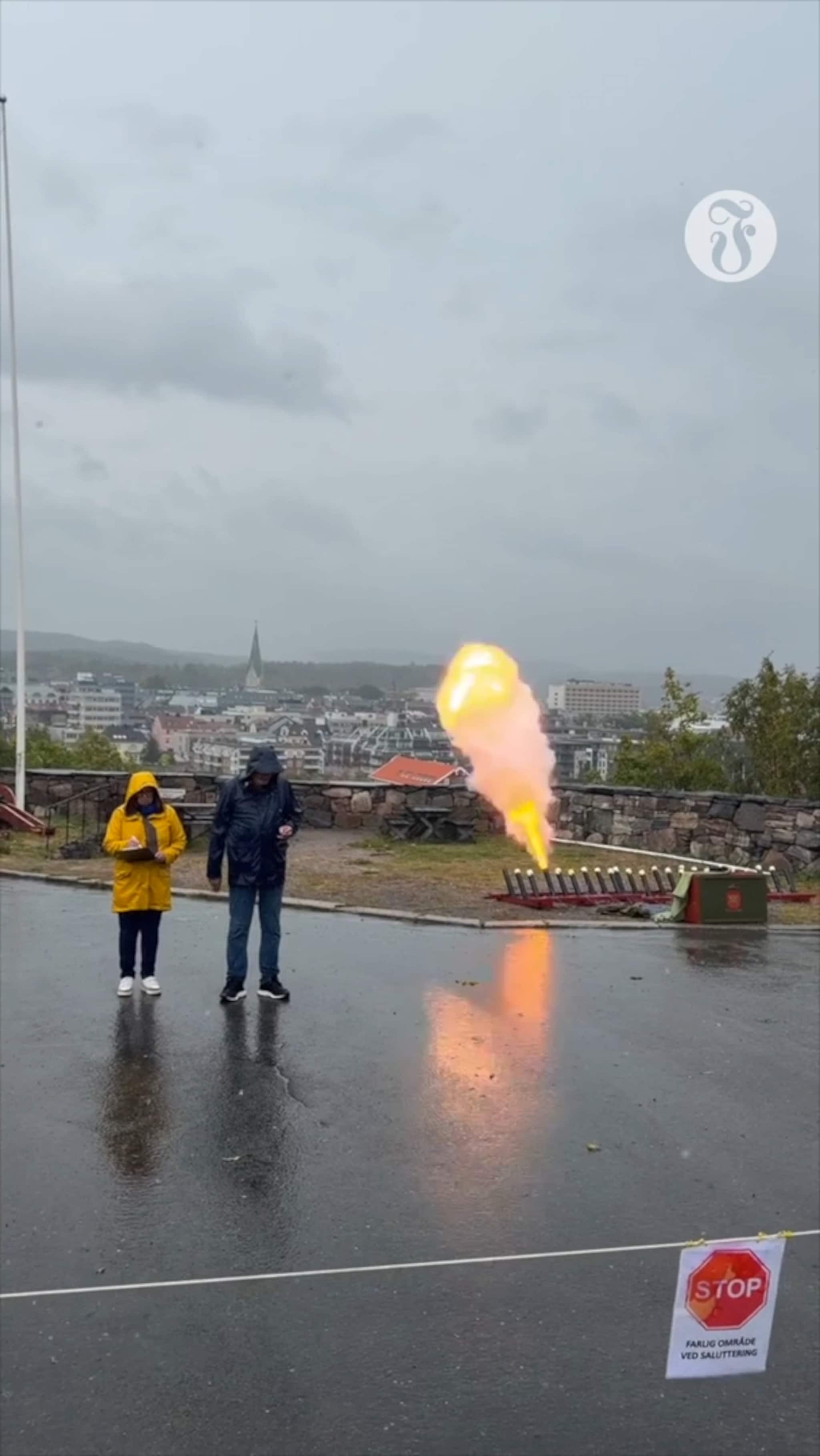 Fyrte av 21 skudd