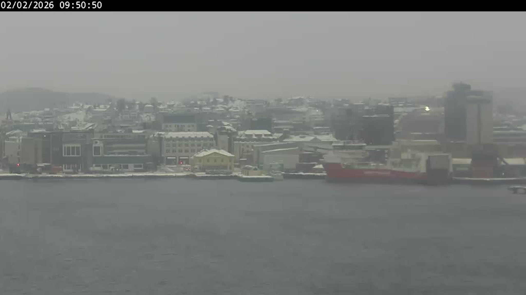 Livekamera over Kristiansand havn