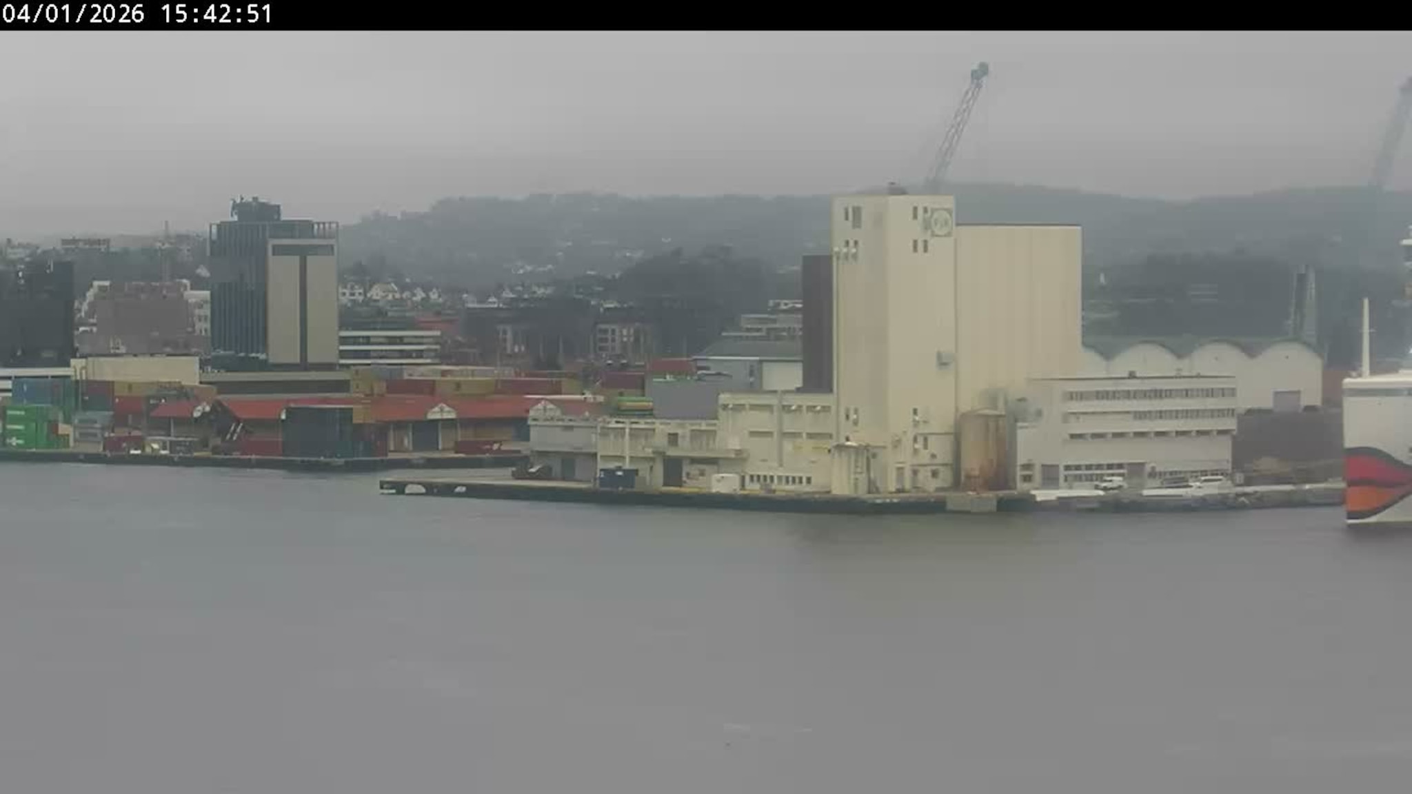 Livekamera over Kristiansand havn