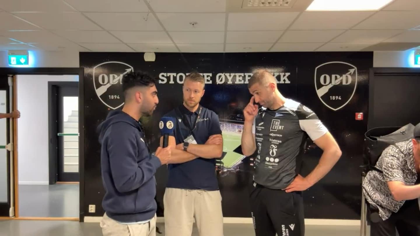 Se sendingen etter kampen Odd - Start