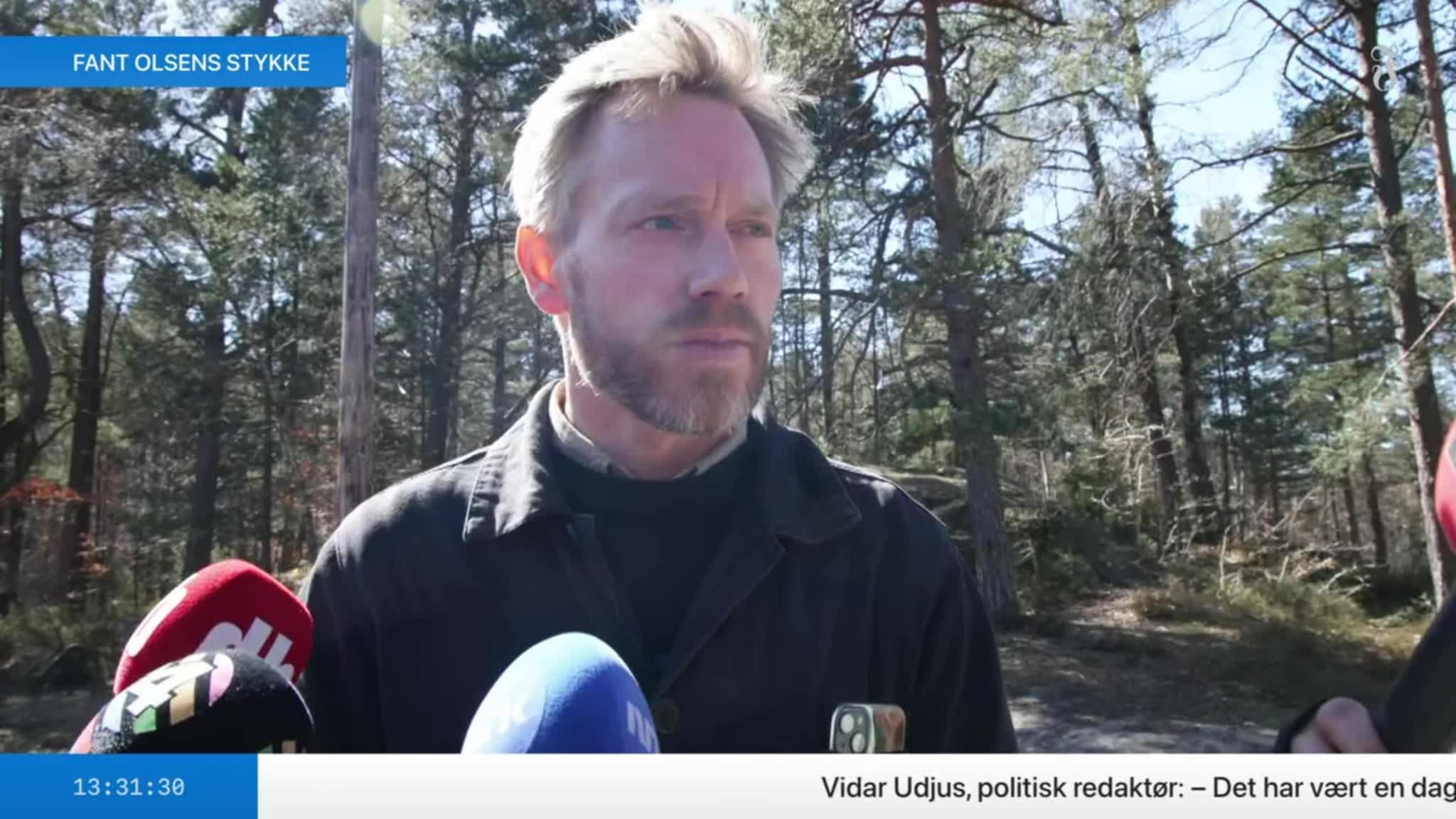 Andreas Schei etter Baneheia-befaringen