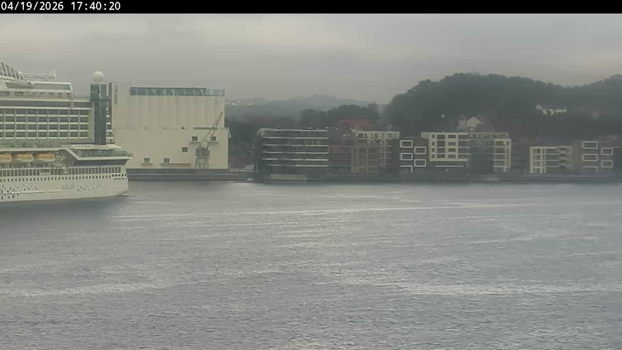 Livekamera over Kristiansand havn