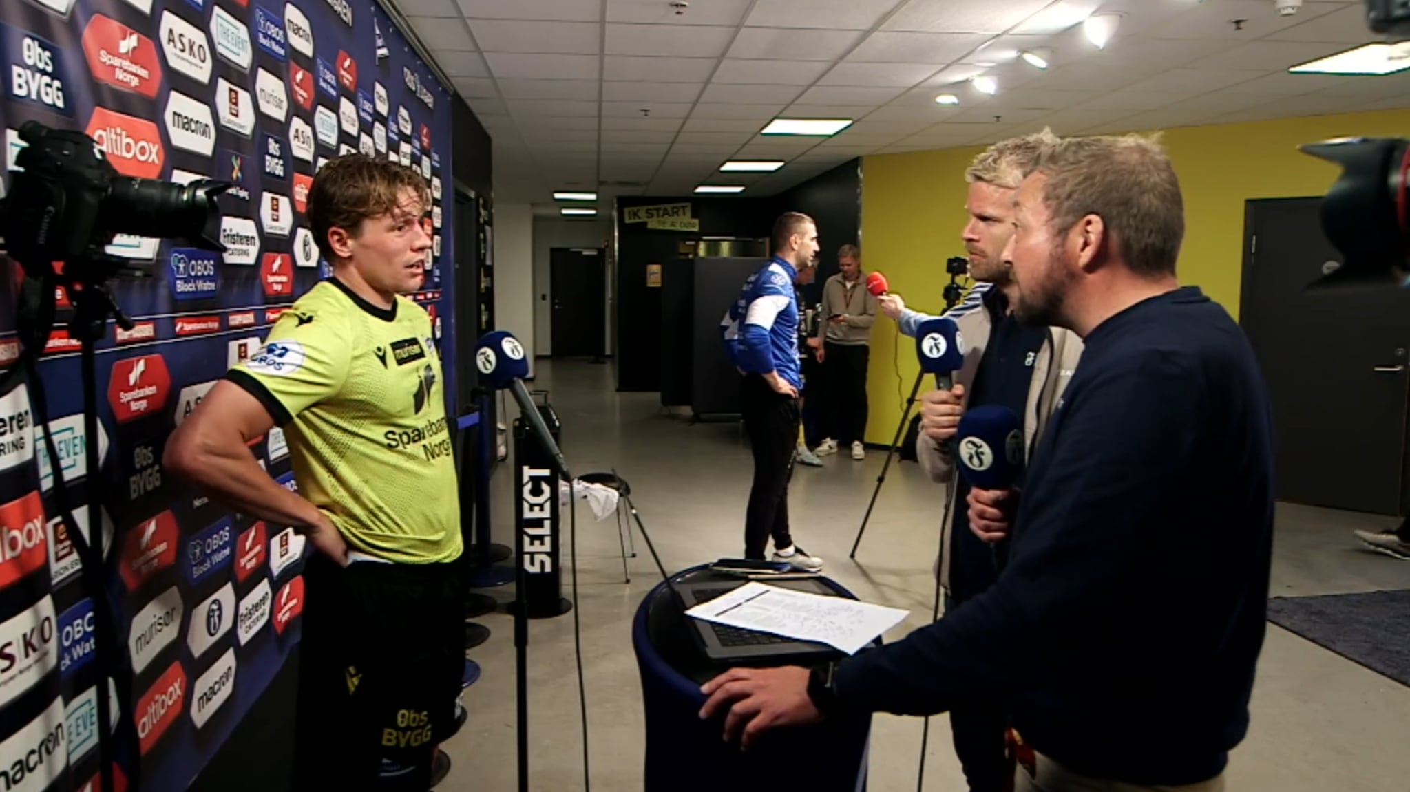 Få intervjuer og reaksjoner etter Start - Lyn