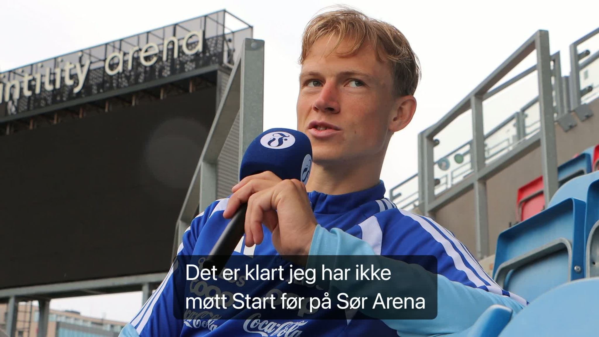 Mathias Grundetjern før møtet med Start