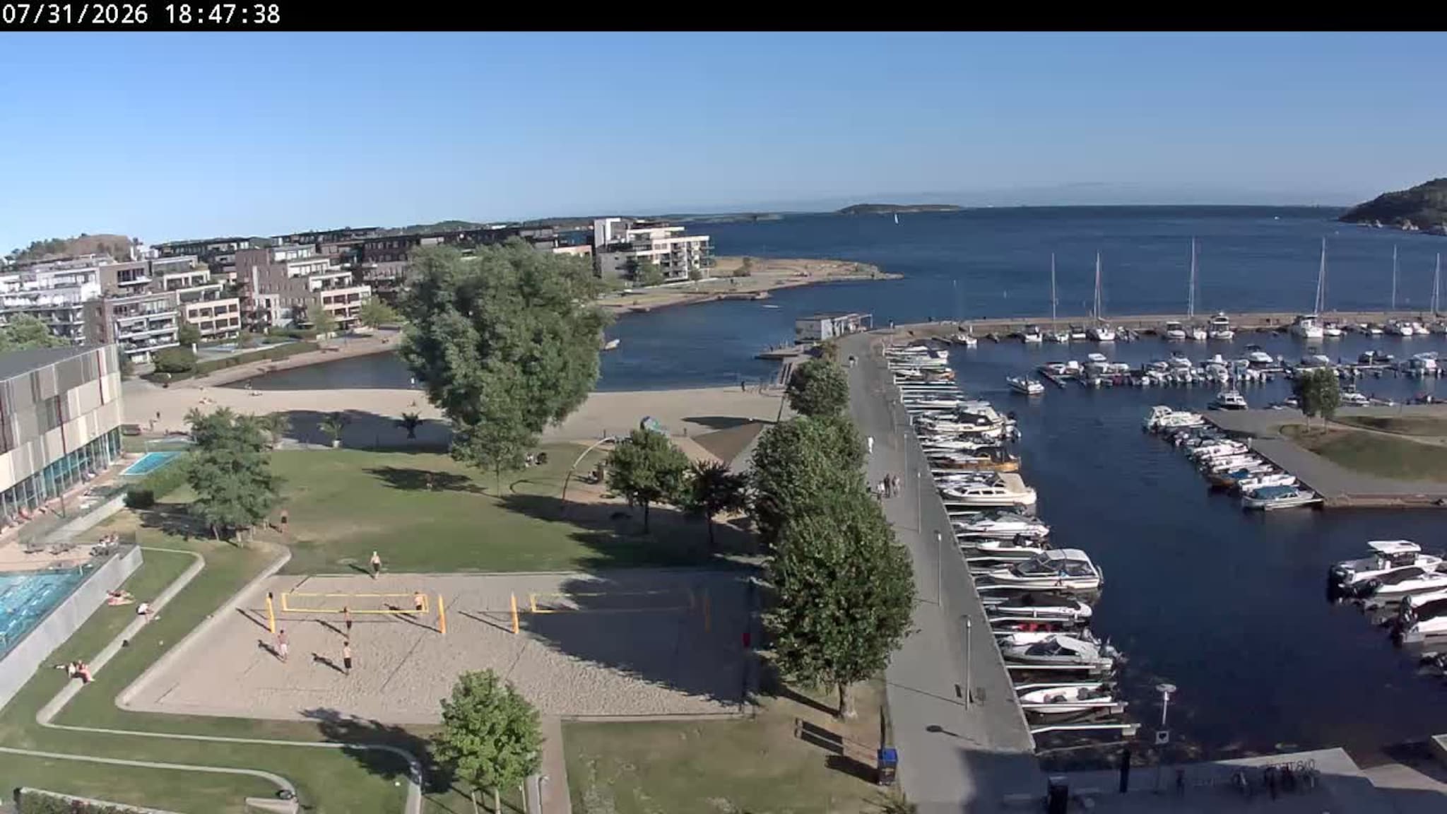 Livekamera Bystranda i Kristiansand