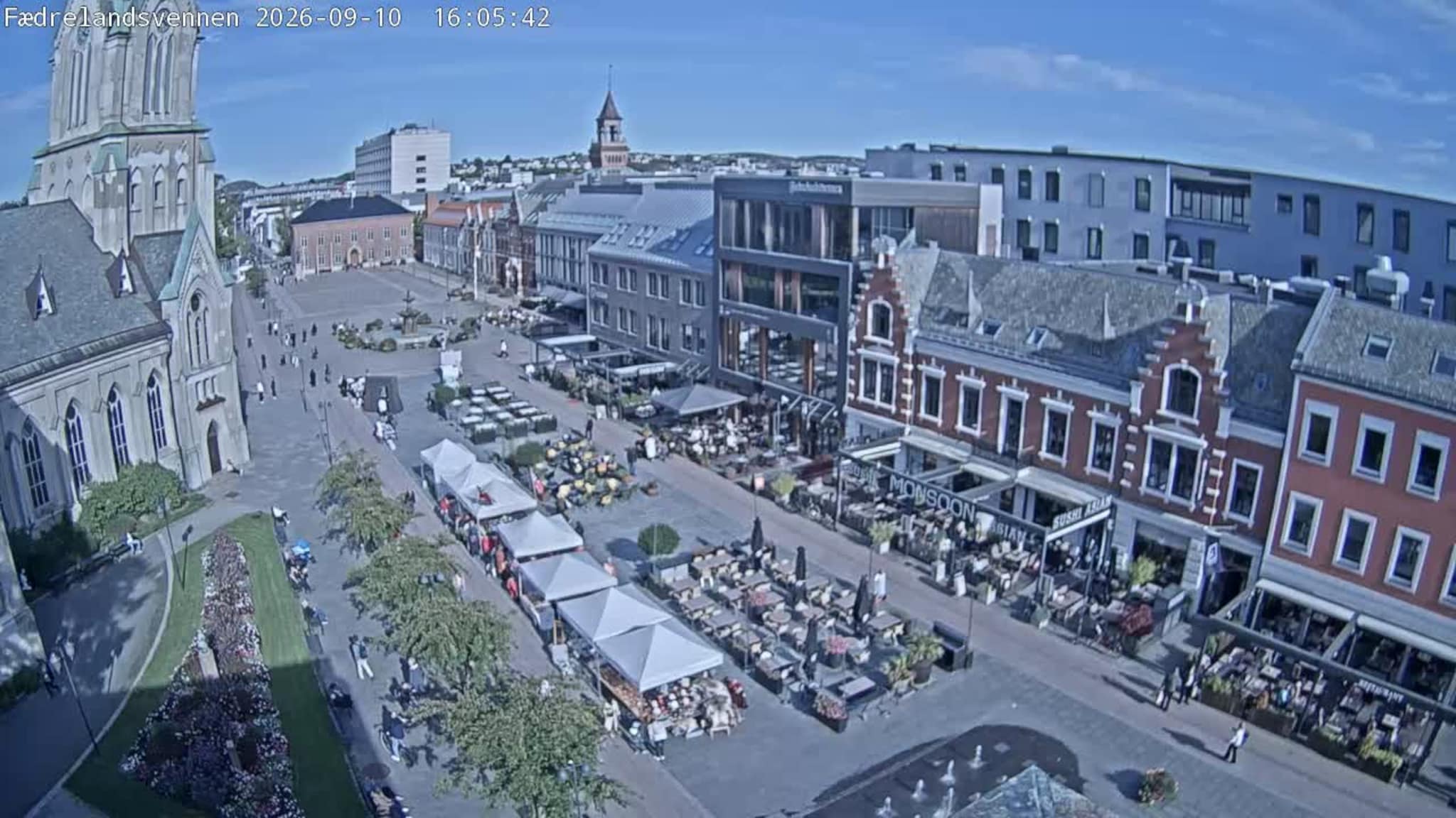 Livekamera Torvet i Kristiansand
