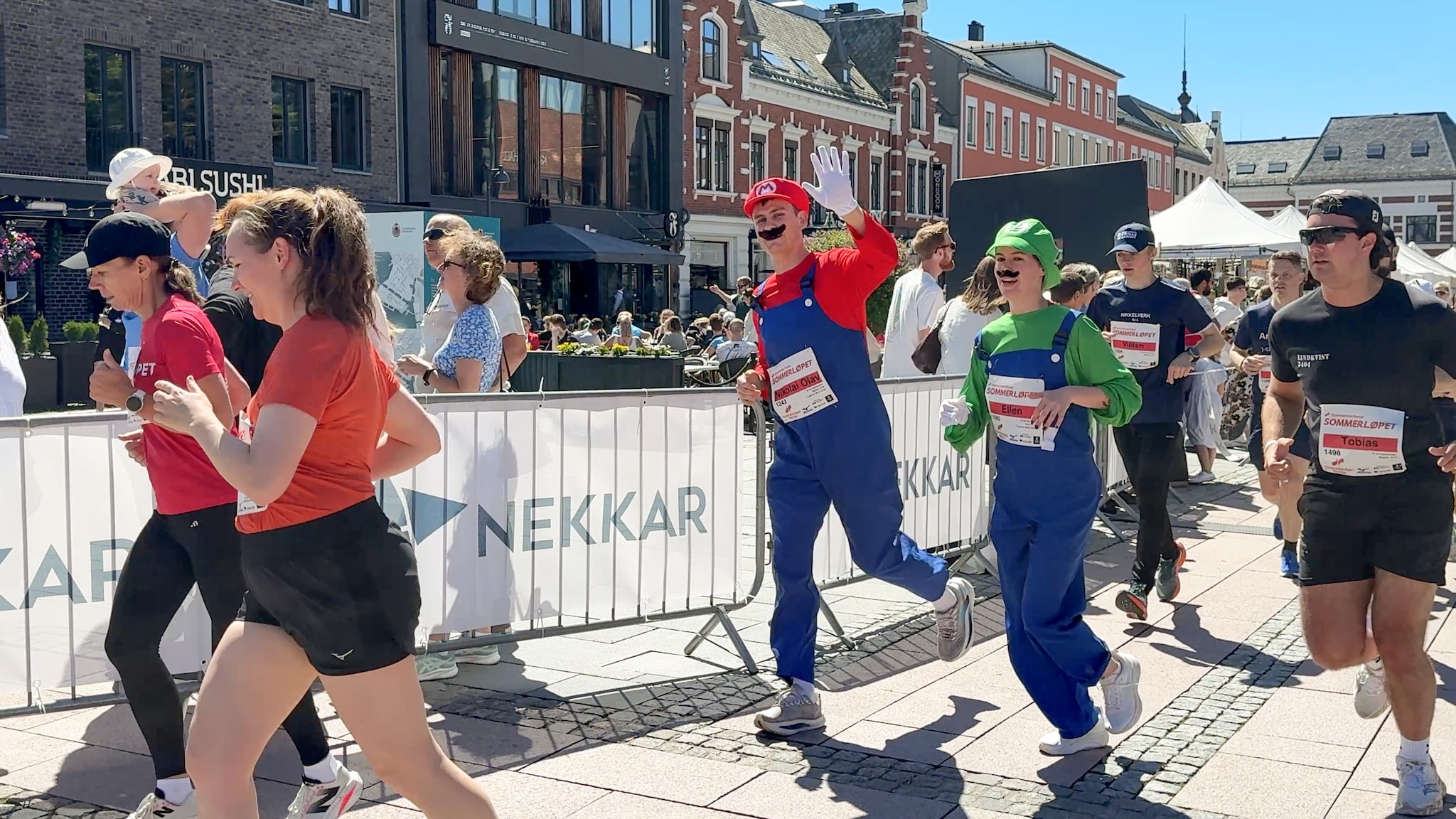 Direkte: Sjekk stemningen i målområdet på Sommerløpet
