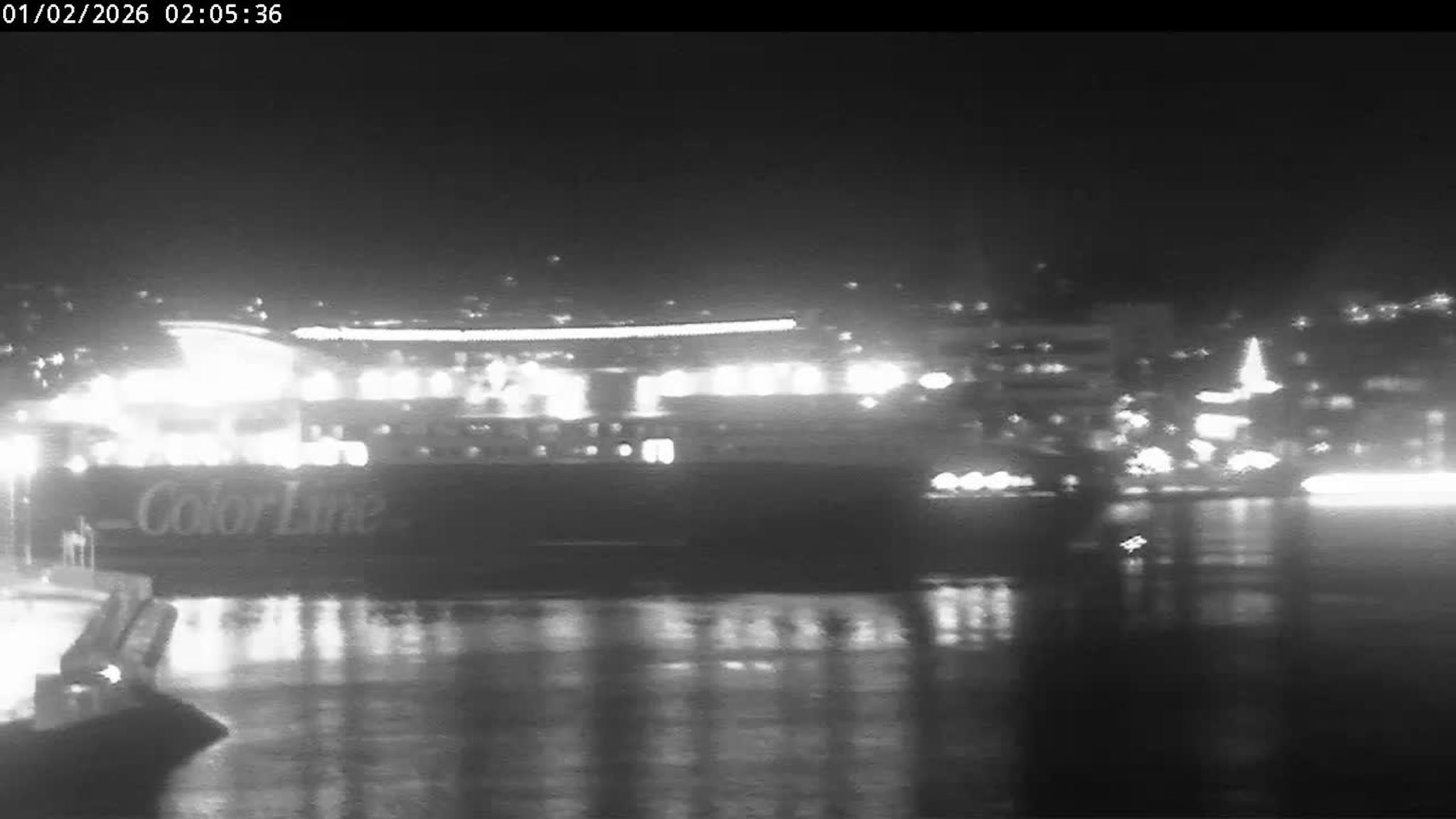 Livekamera over Kristiansand havn