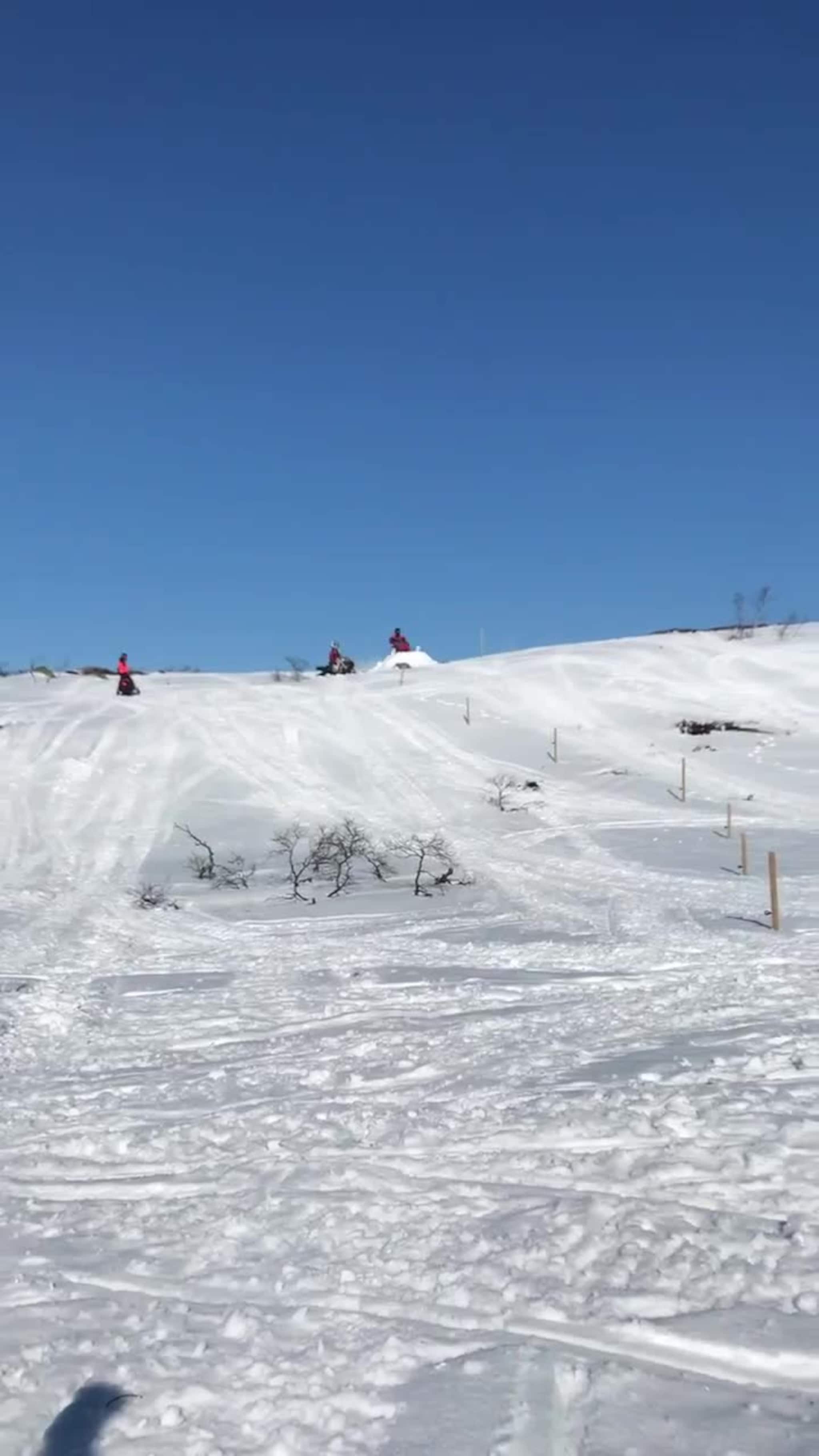 Espen Bryggeså kjører snøscooter 6