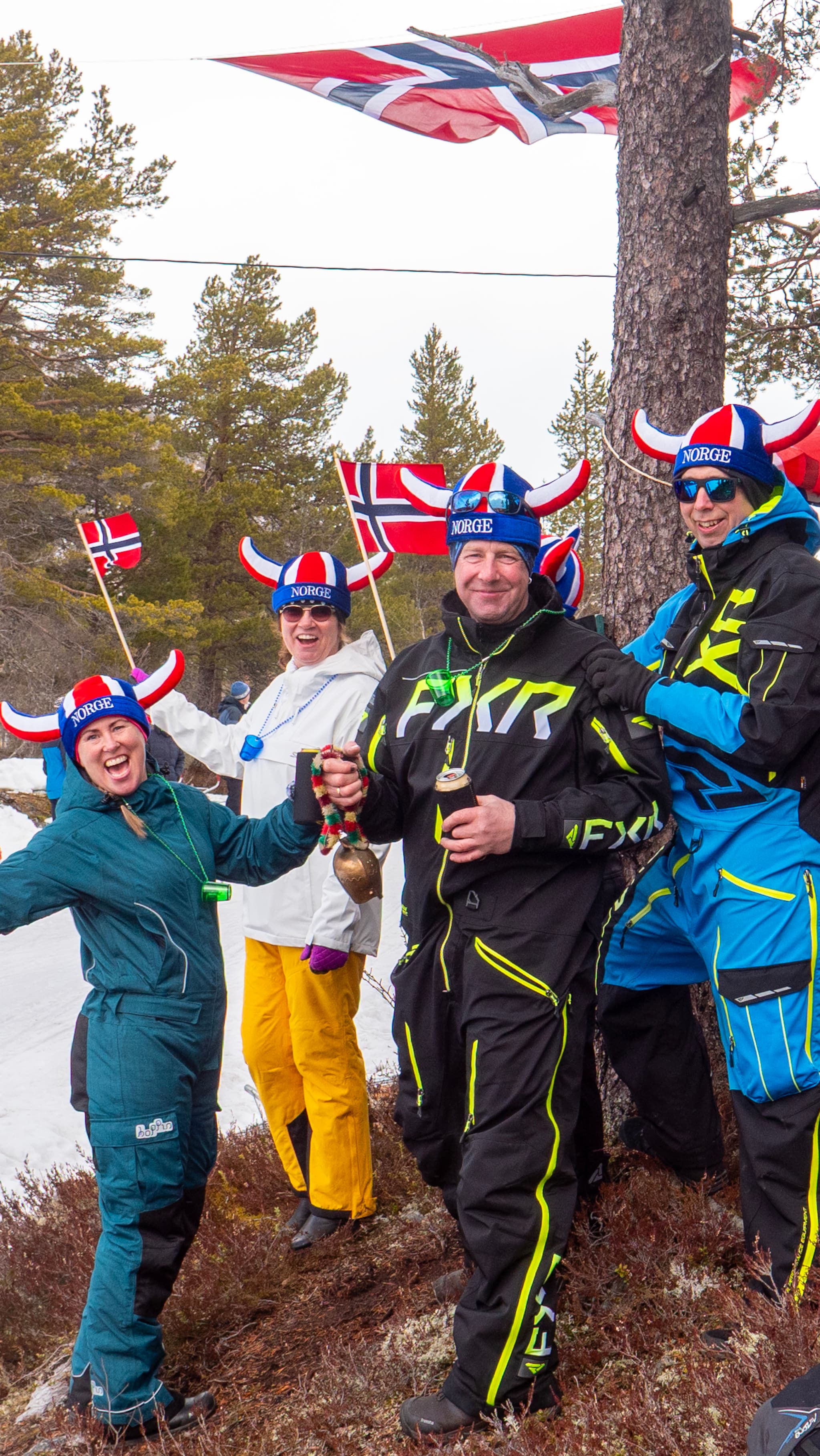 Sjekk stemningen langs NM-løypa: - Helt fantastisk