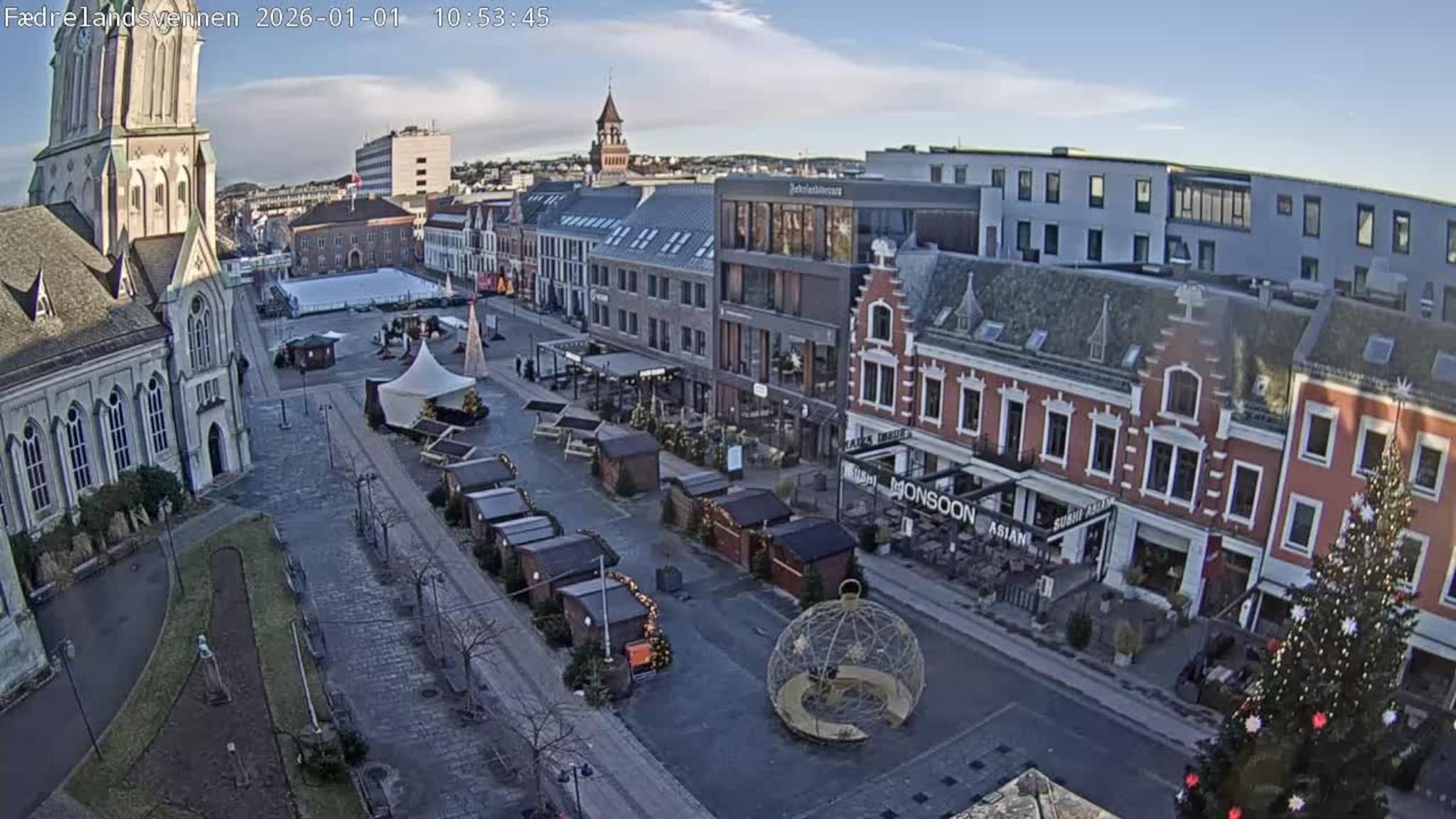 Livekamera Torvet i Kristiansand