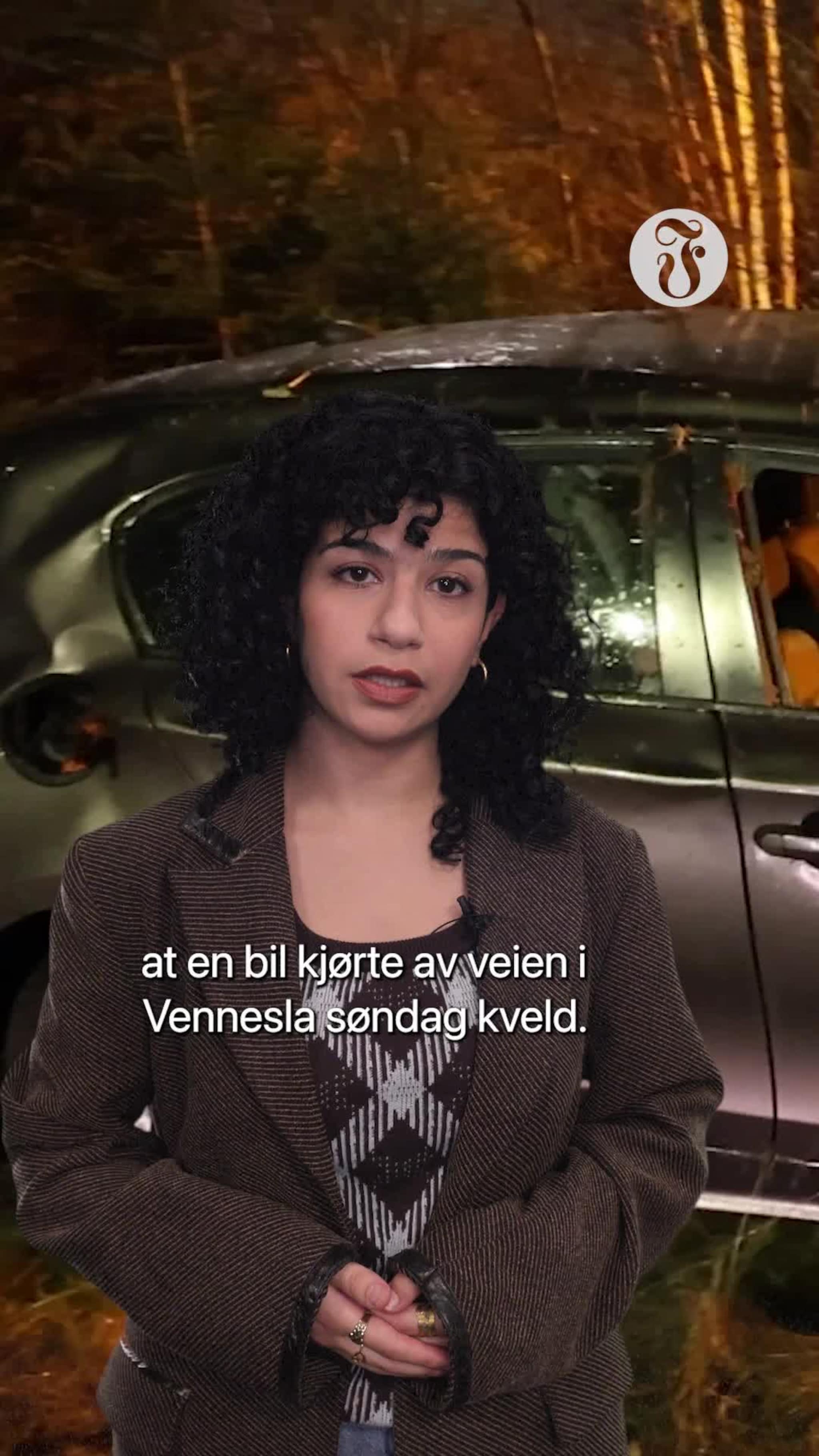 Bil med fem ungdommer kjørte av veien