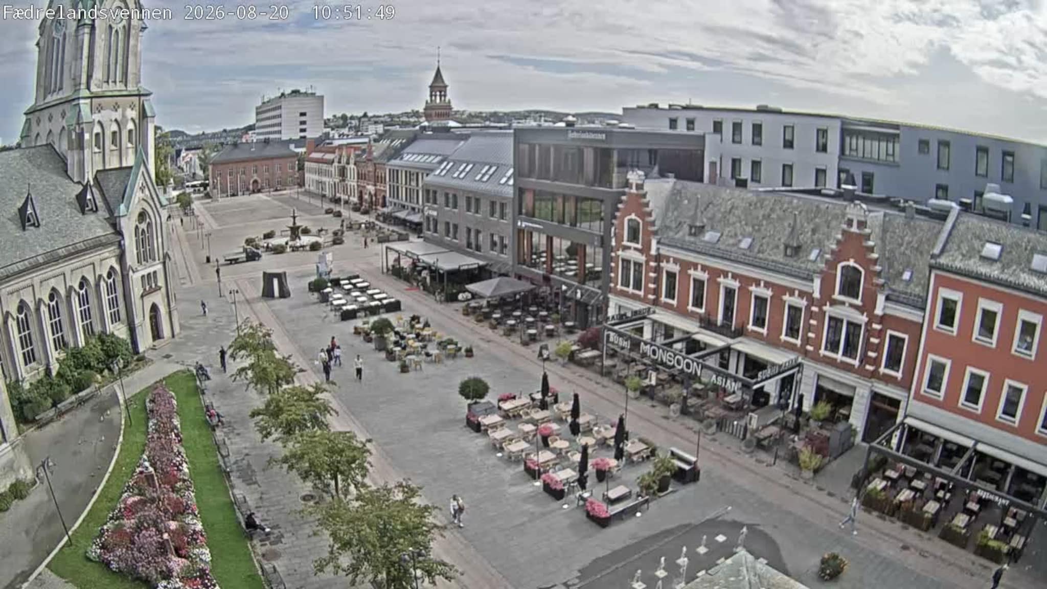 Livekamera Torvet i Kristiansand