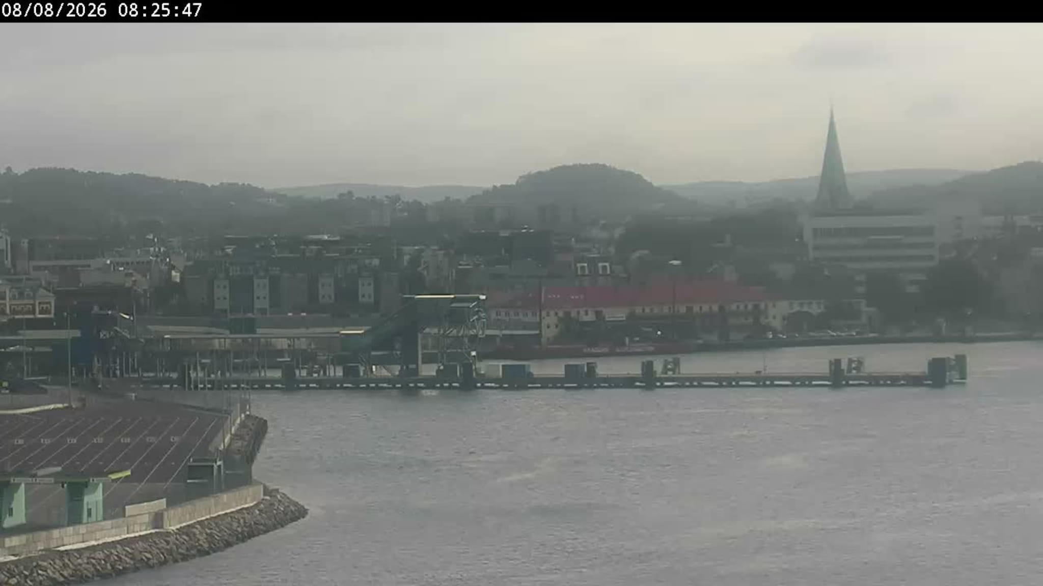 Livekamera over Kristiansand havn