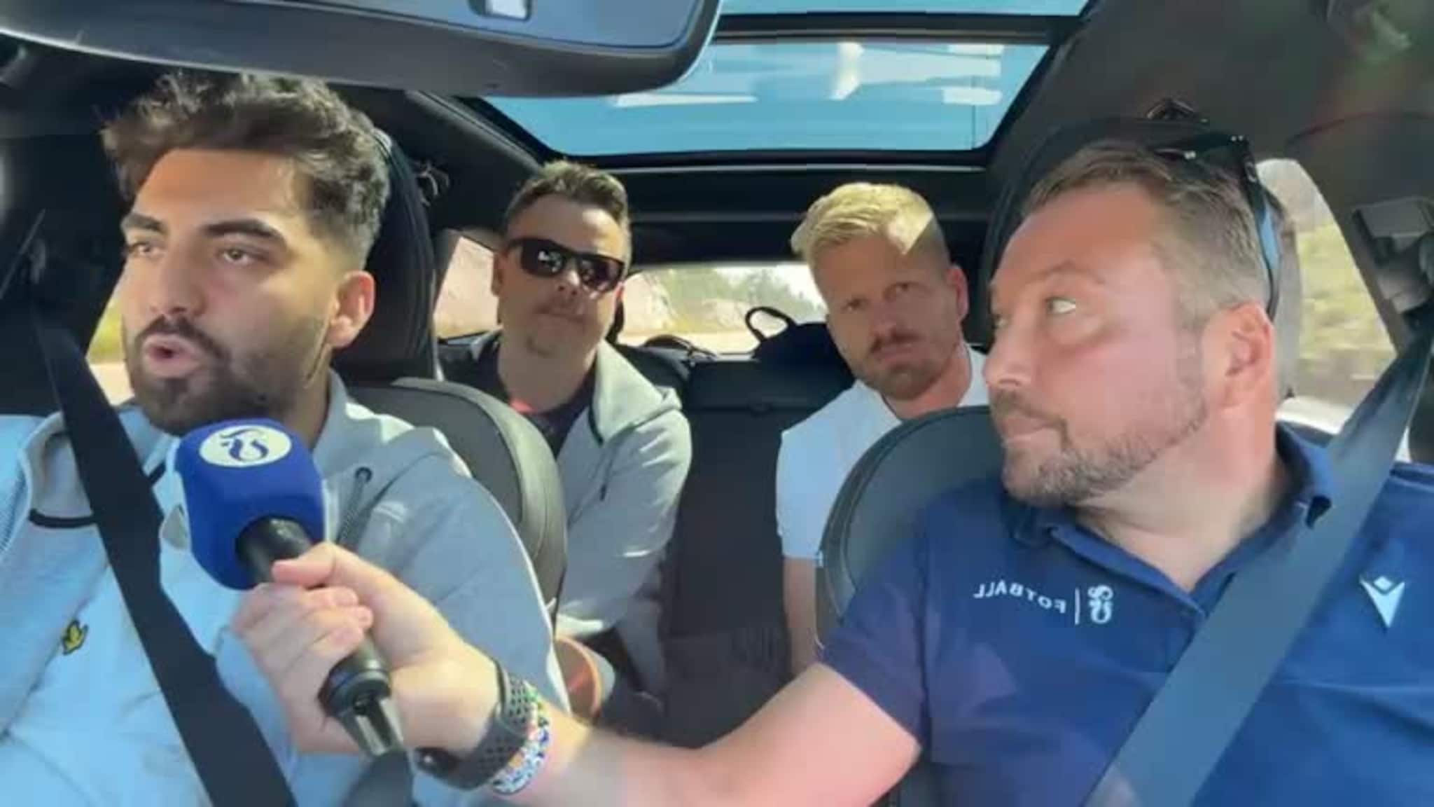 Se sending fra bilen på vei til Åråsen