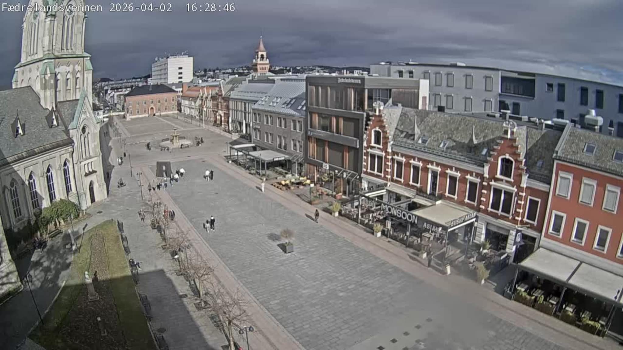 Livekamera Torvet i Kristiansand