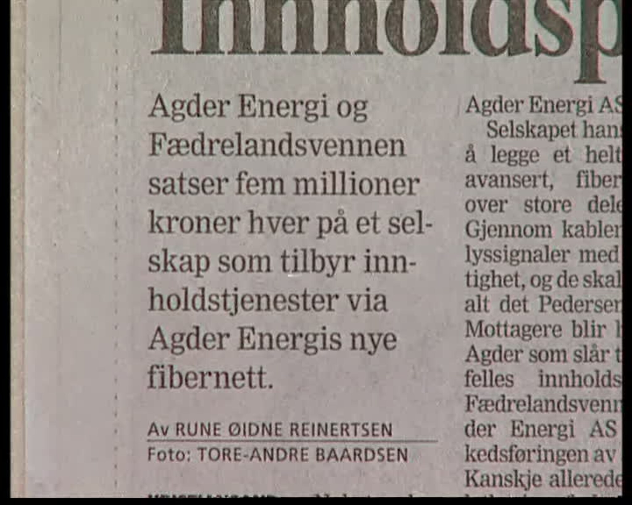 TVSør 21.08.2001