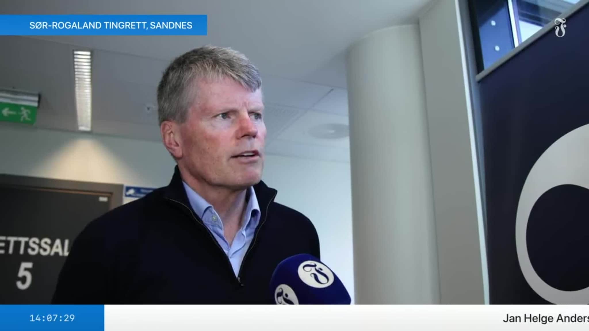 Politisk redaktør Vidar Udjus etter dag 1 i retten