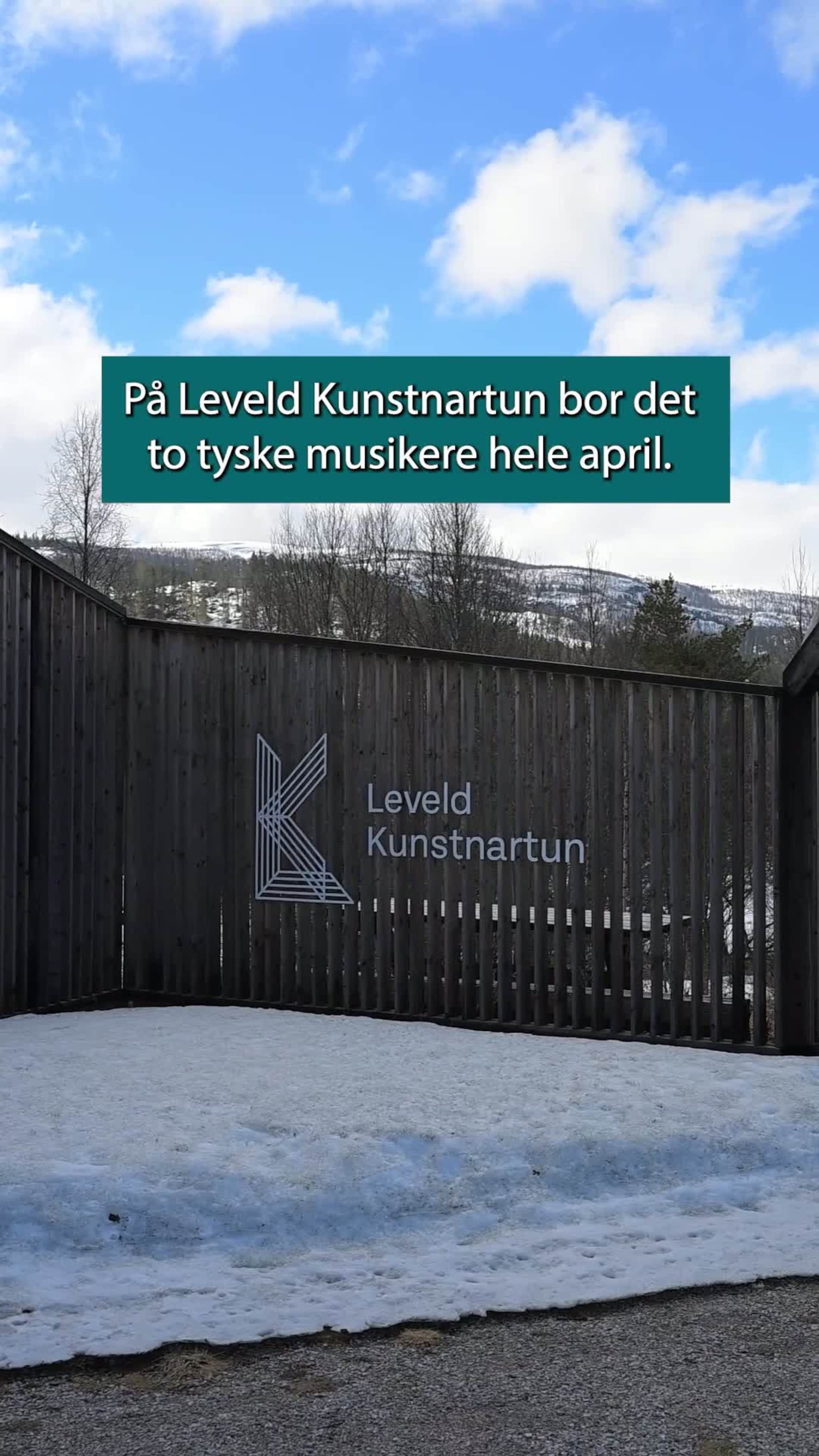 Tysk duo på Leveld Kunstnartun