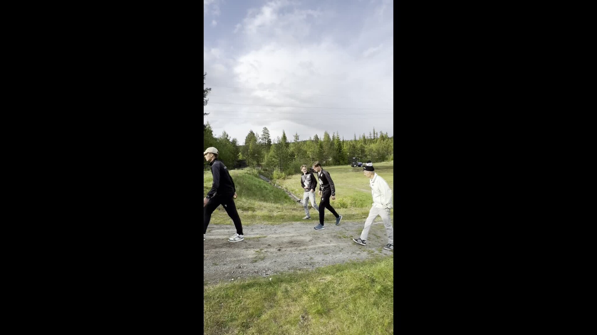 Fotballungdommen testa golfbanen