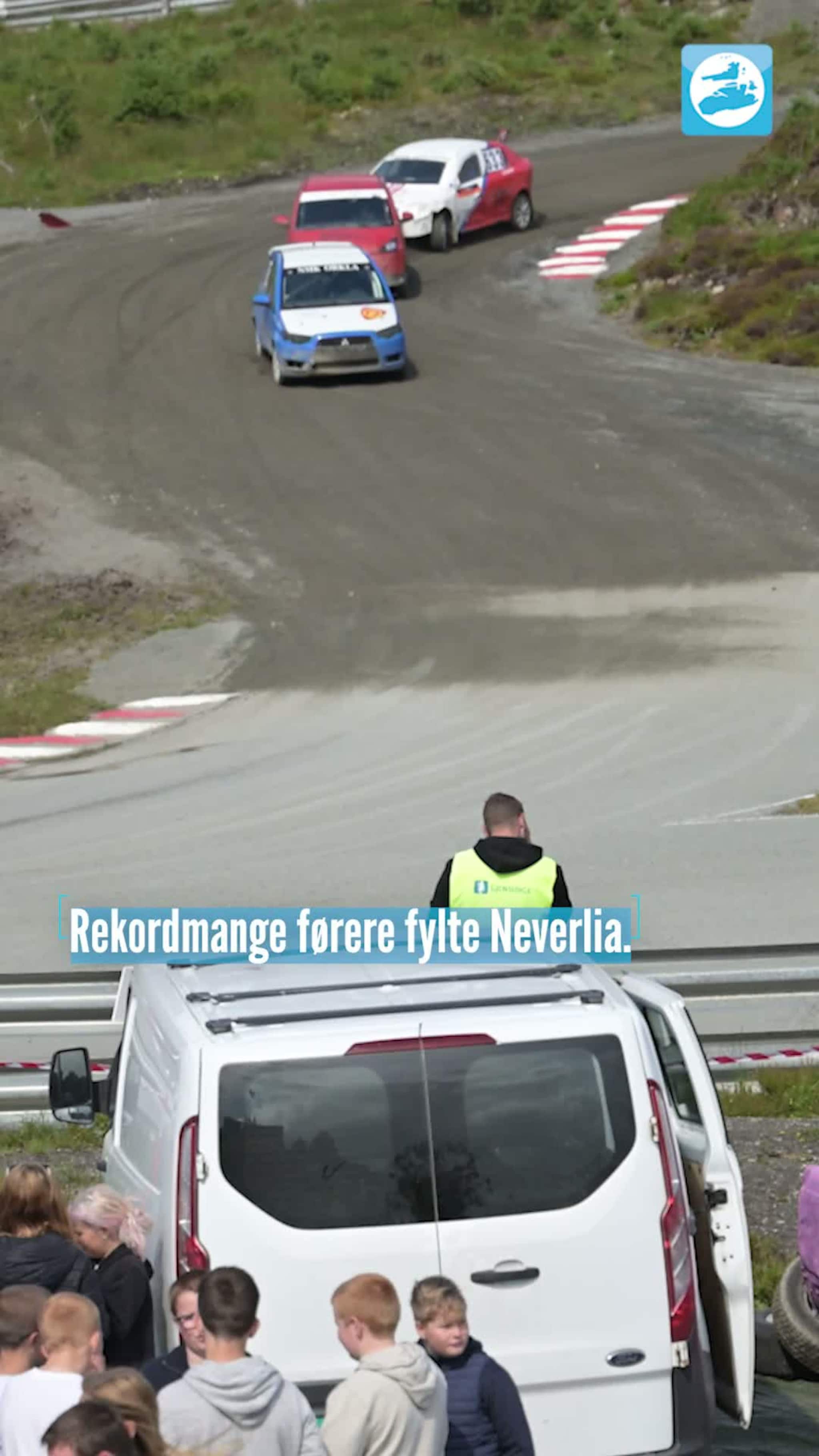 Rekordmange førere fylte Neverlia
