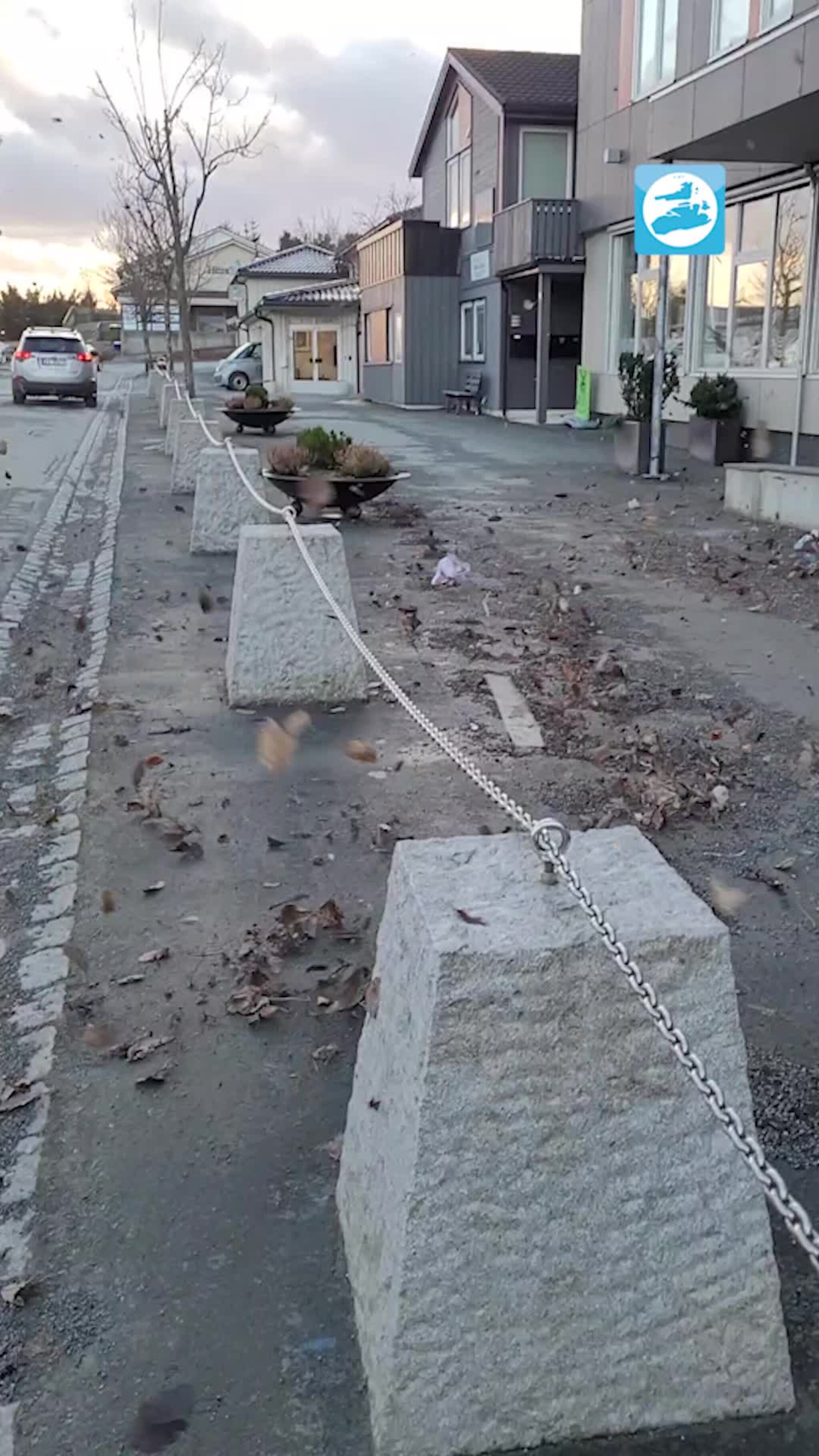 Uværet på Hitra og Frøya.