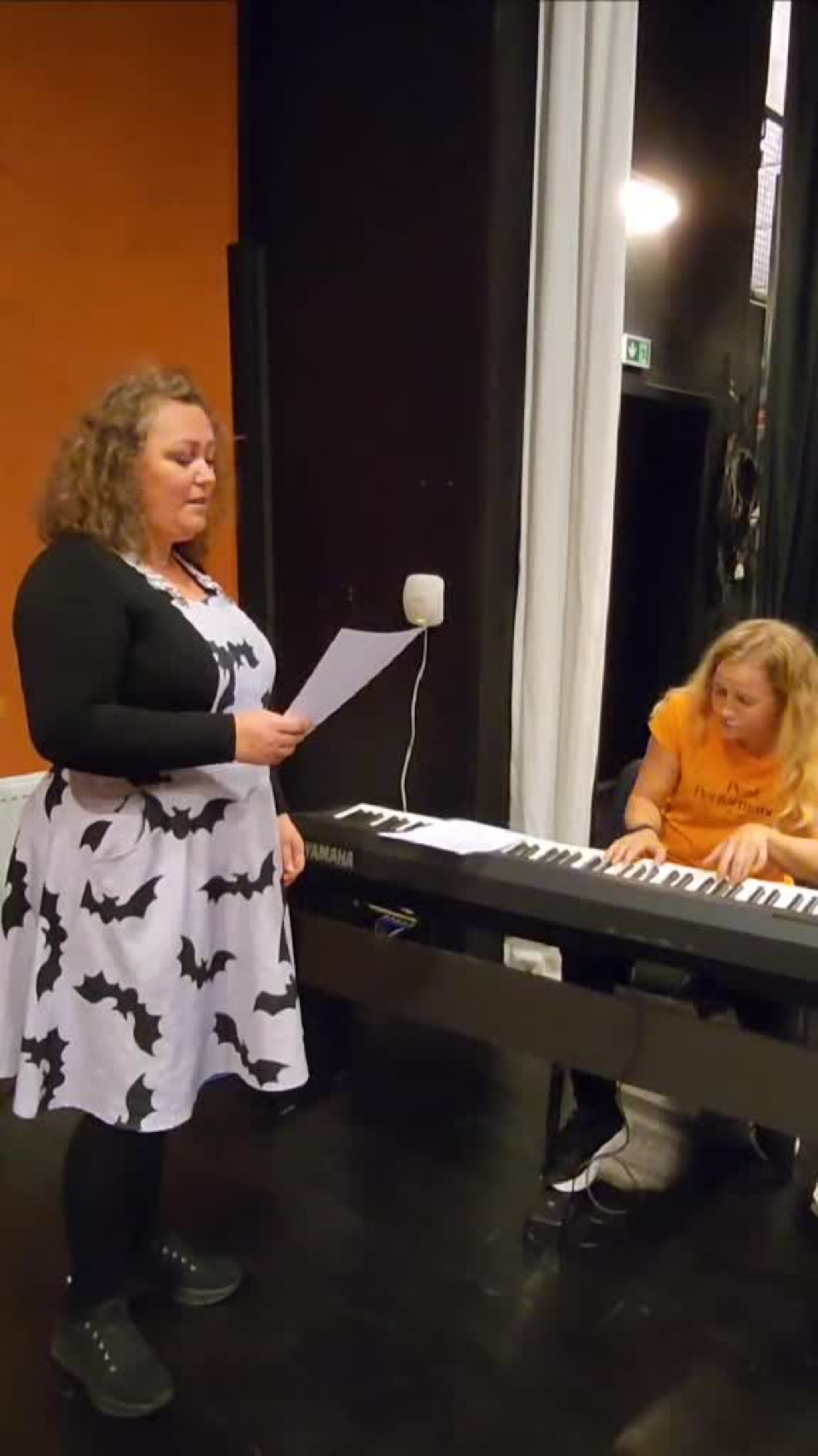 Line Stabell Hofstad øver til Ronja Røverdatter