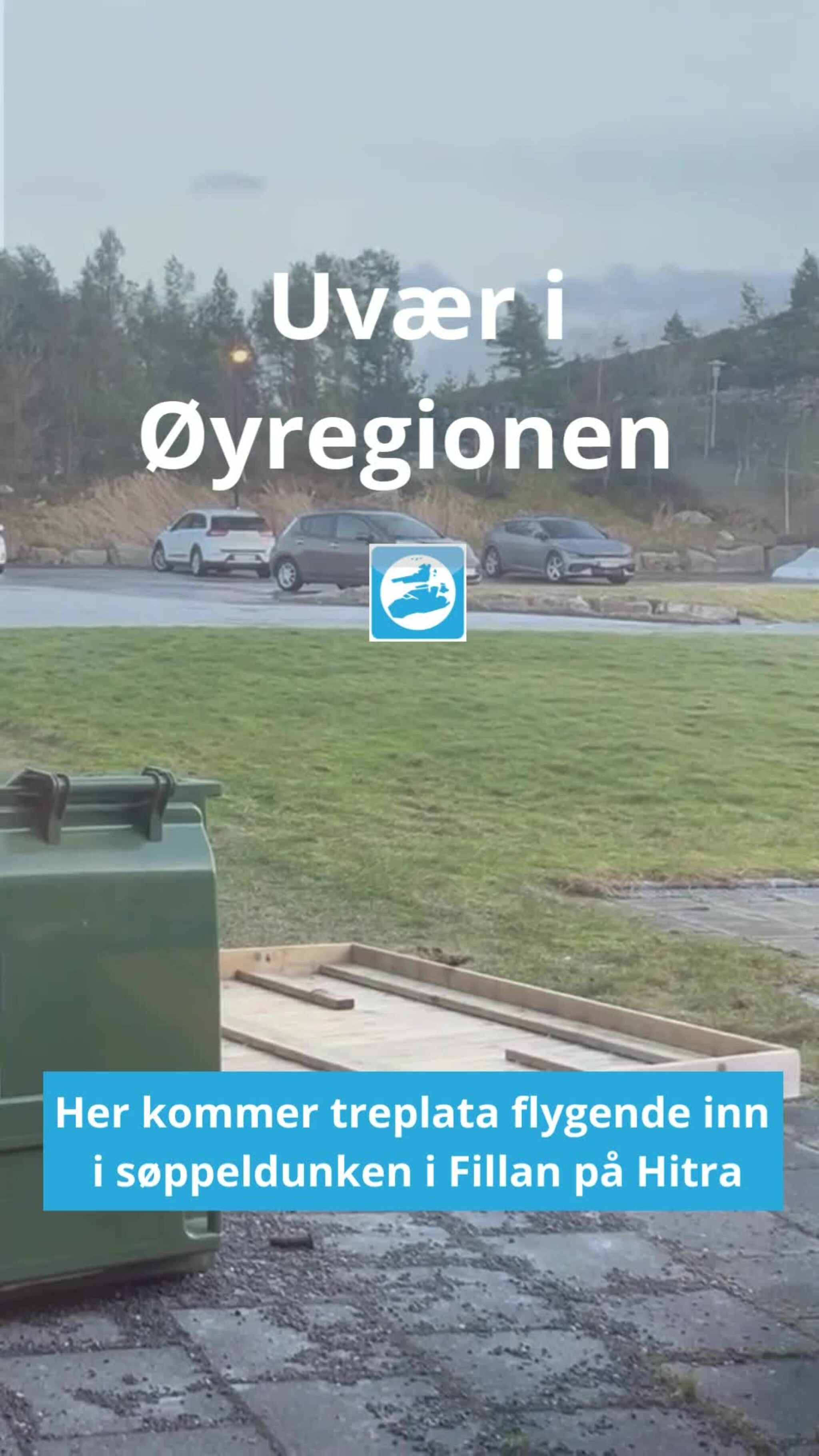 Uværet herjer i Øyregionen fredag