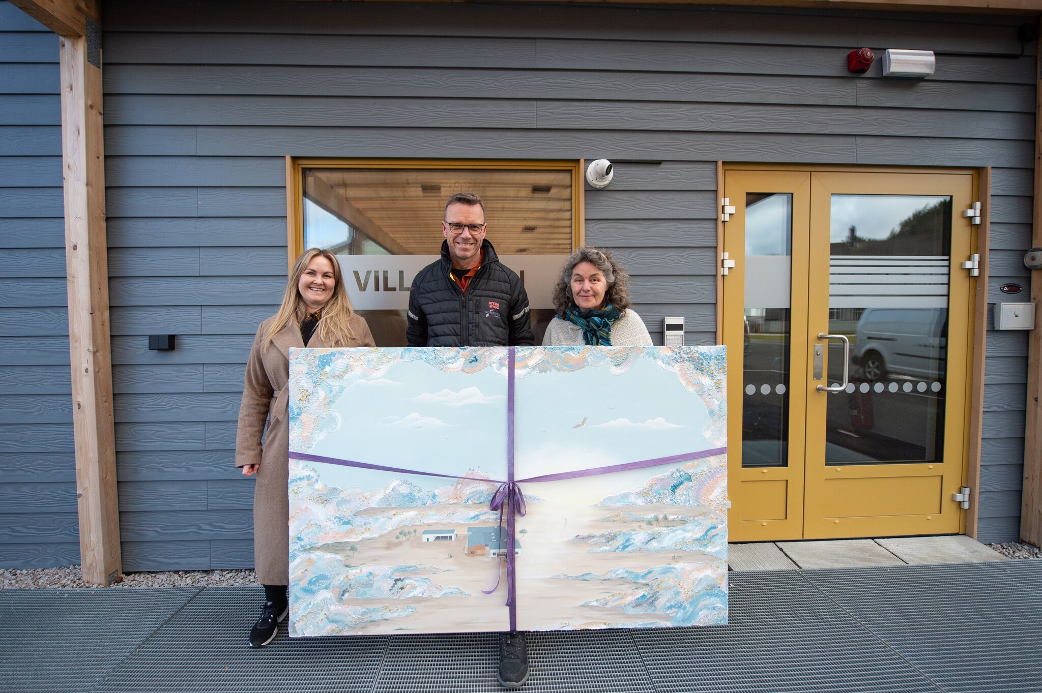 Lokal kunstner setter preg på Ungbo