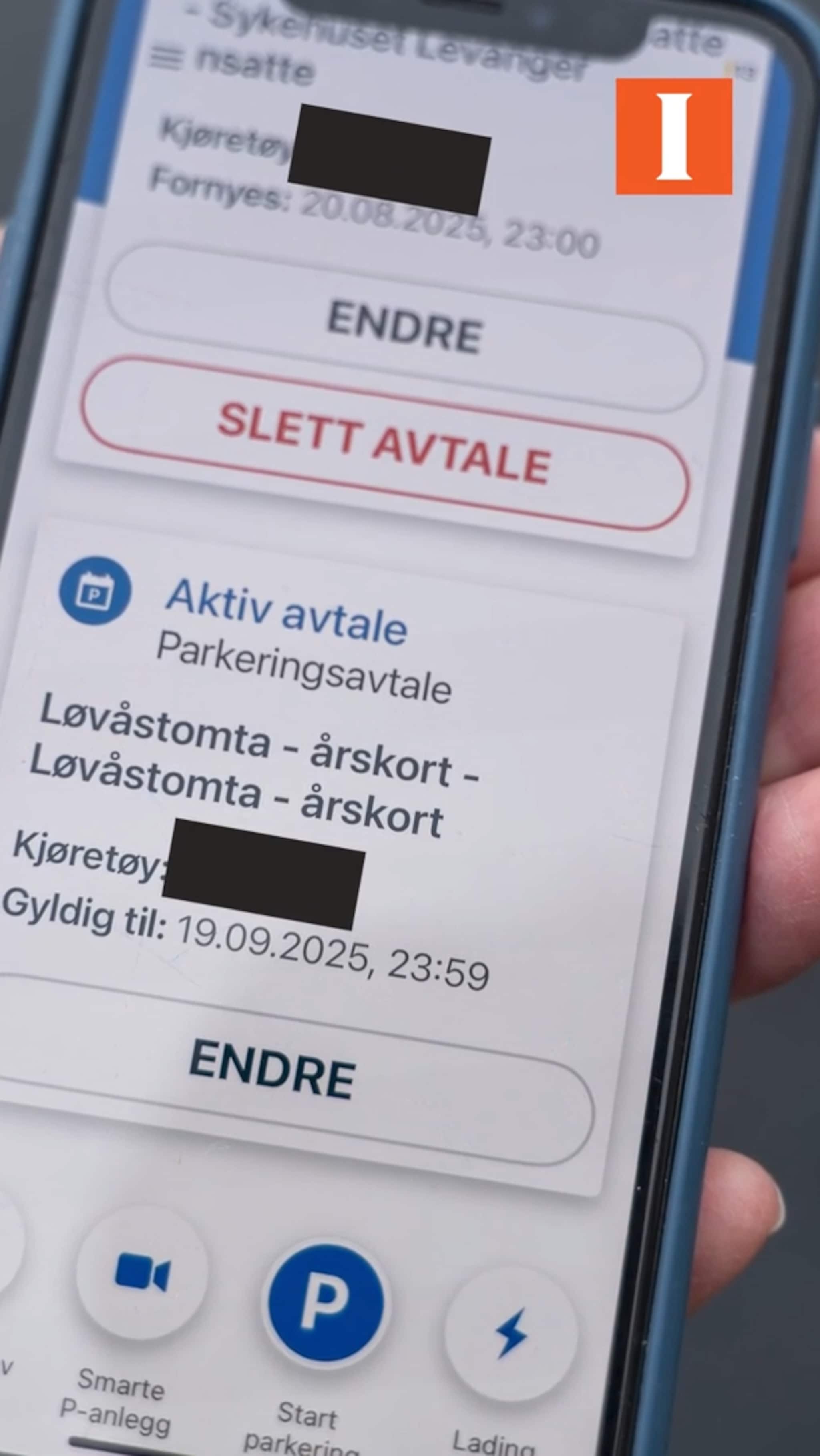 Parkeringsbilletter utsolgt
