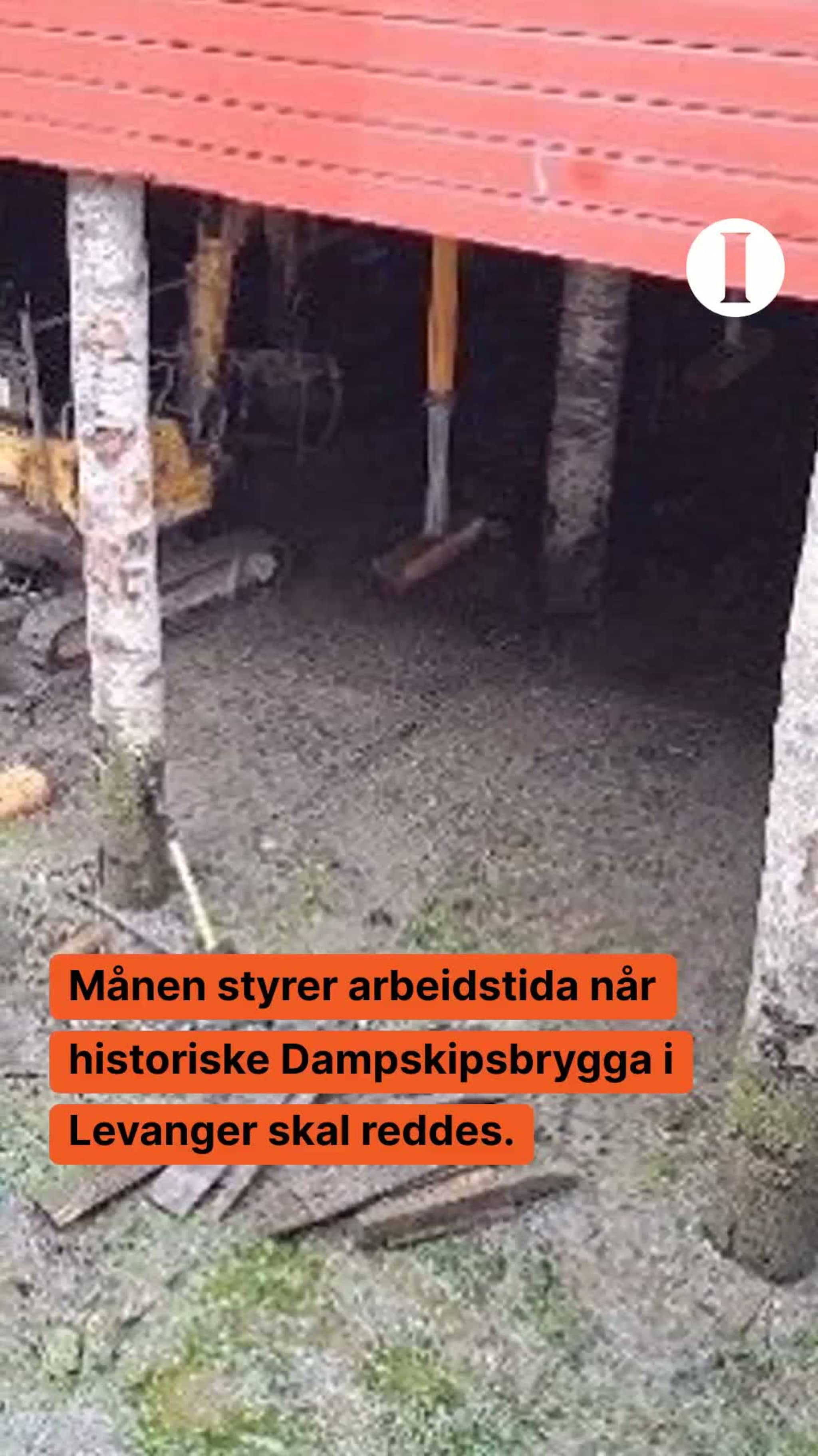 Månen styrer redningen av historisk brygge