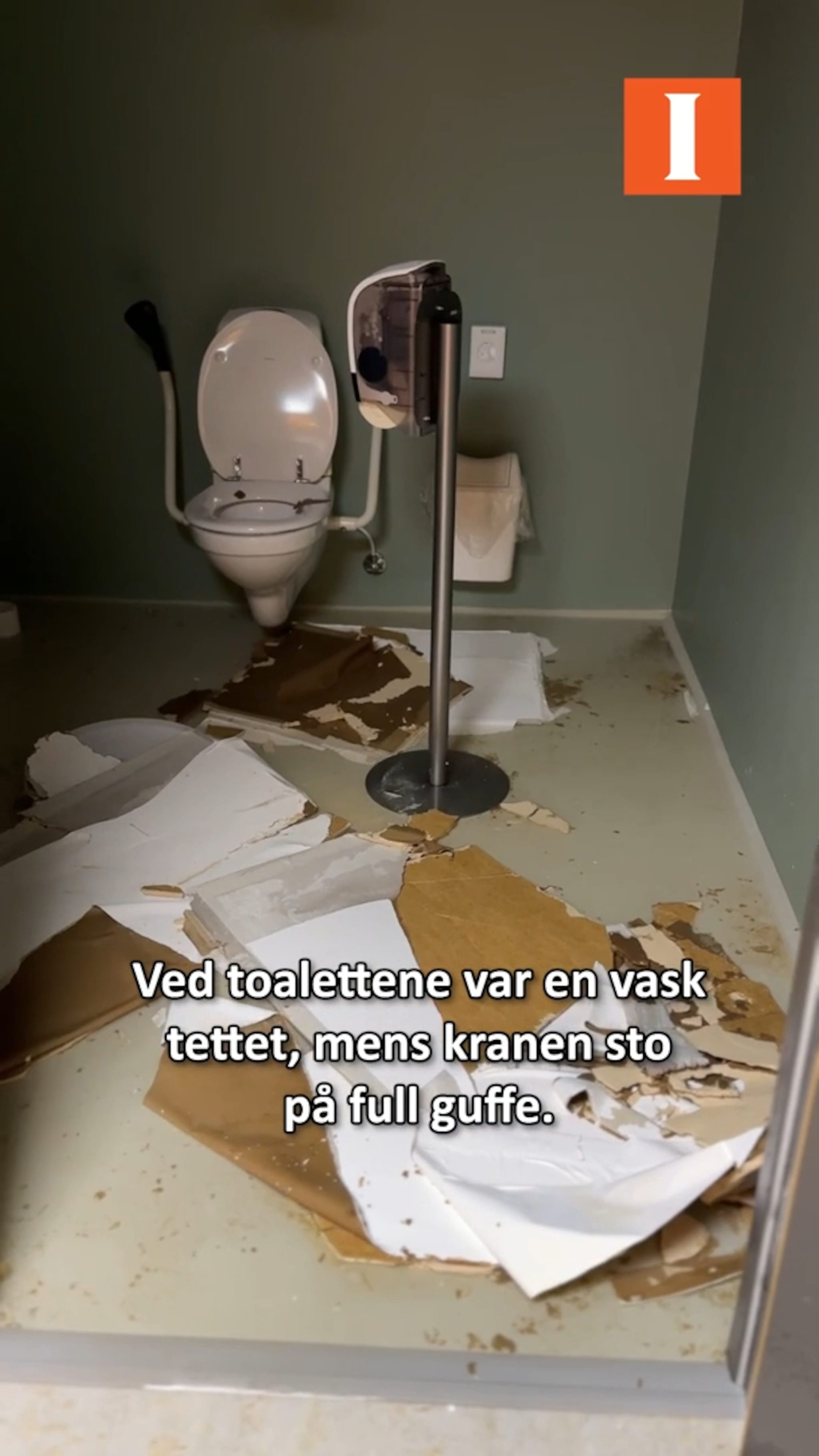 Tettet vask og lot det renne over