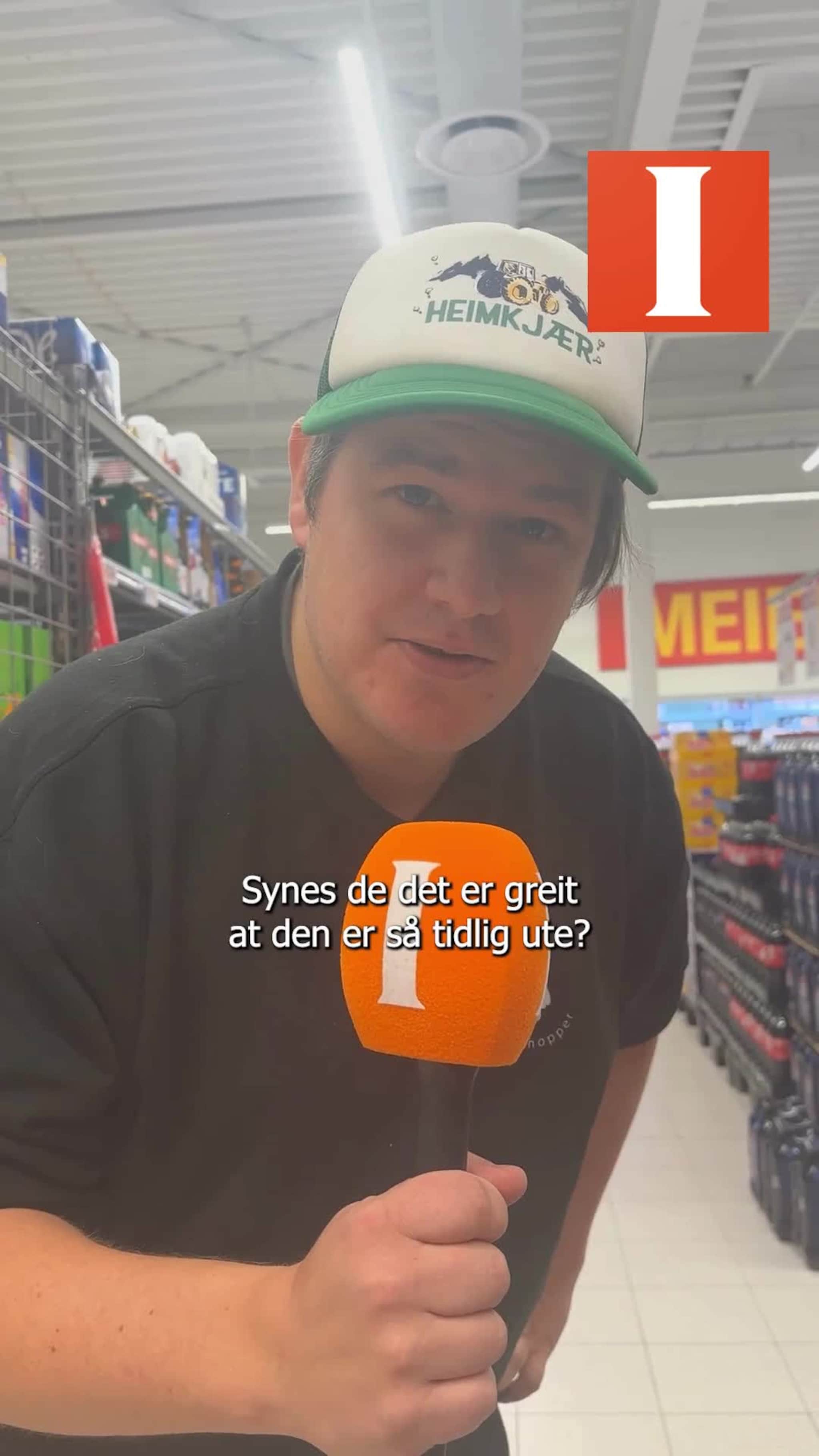 Er det for tidlig med julebrus i butikkene nå?