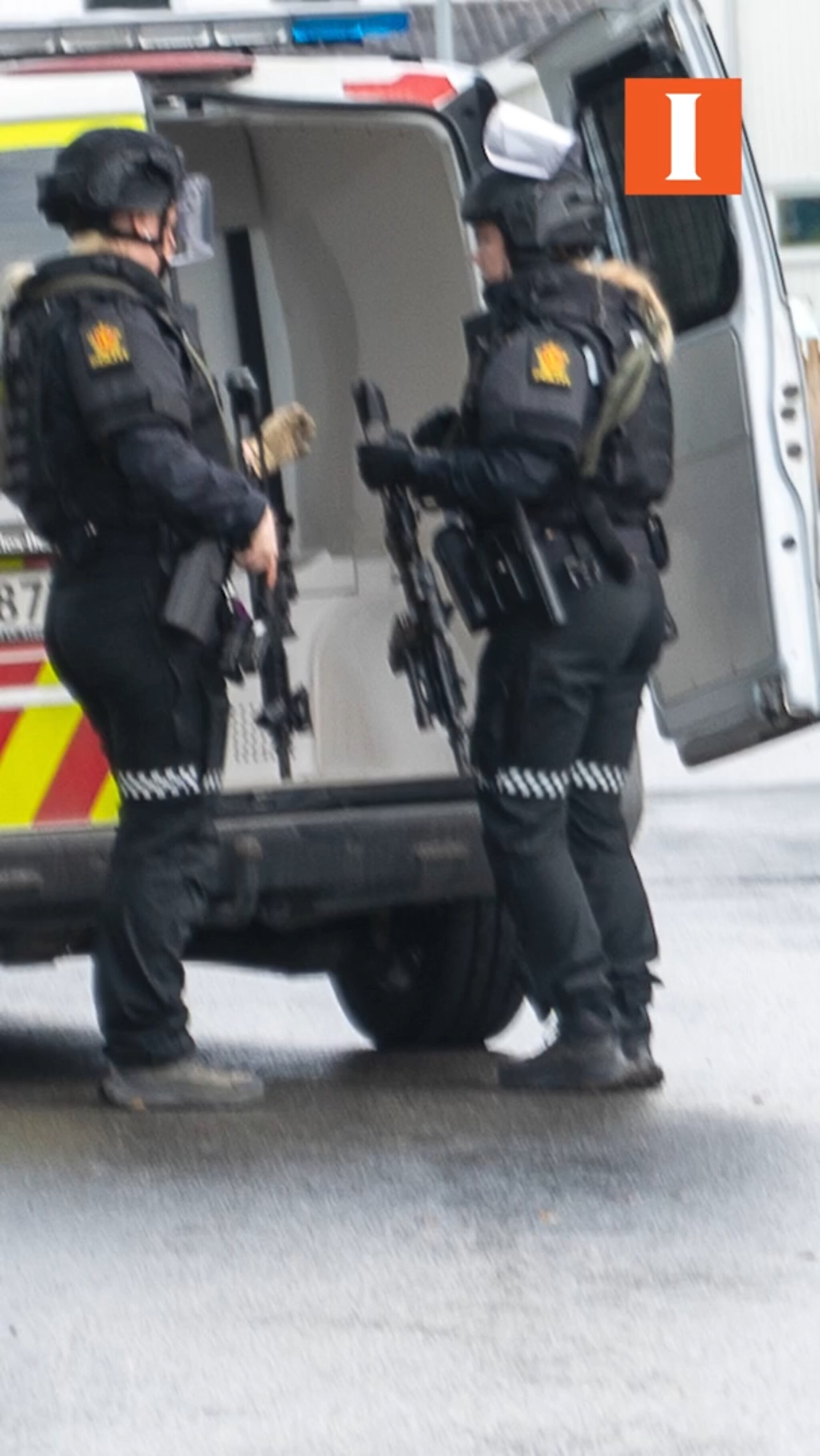 Væpnet aksjon i sentrum