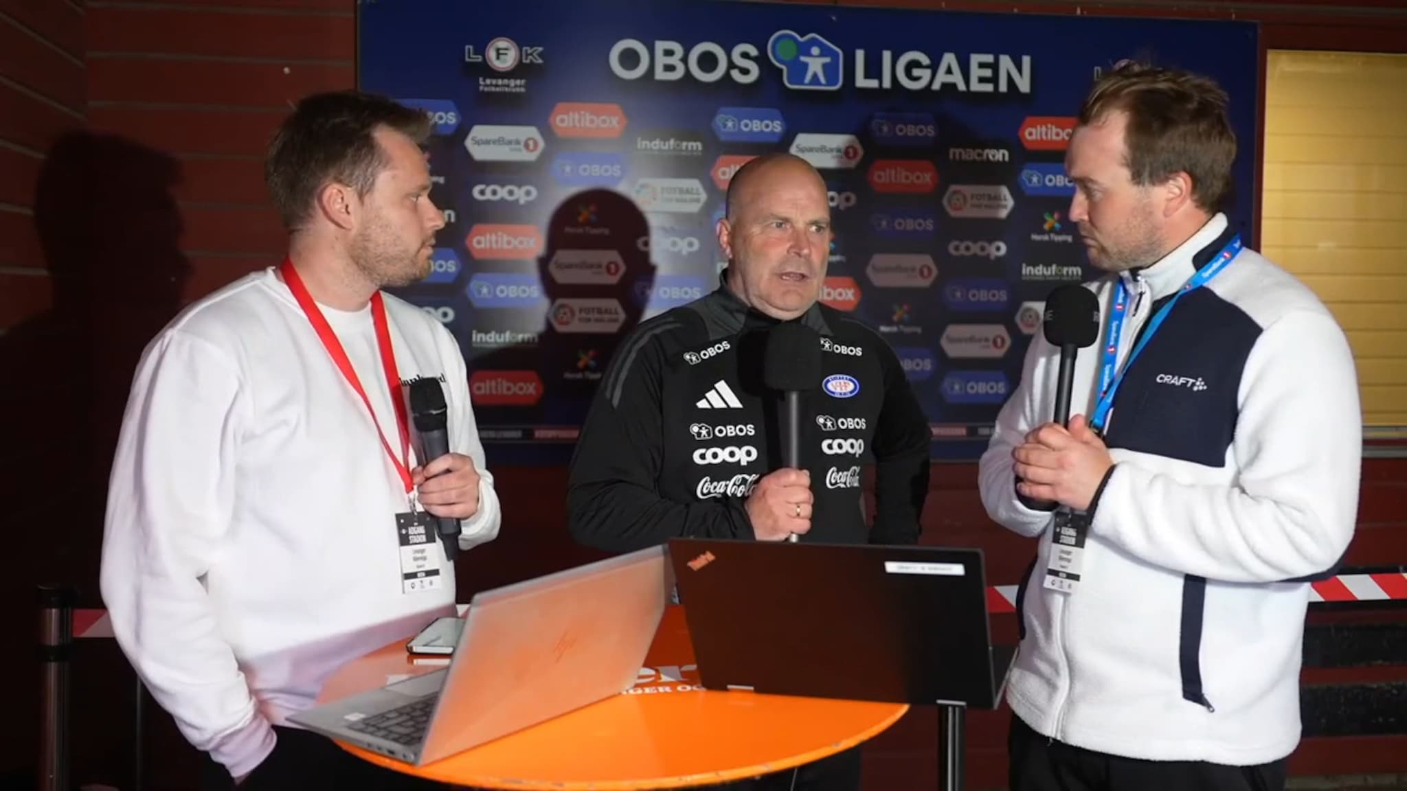 Etter kampen: VIF-trener Geir Bakke