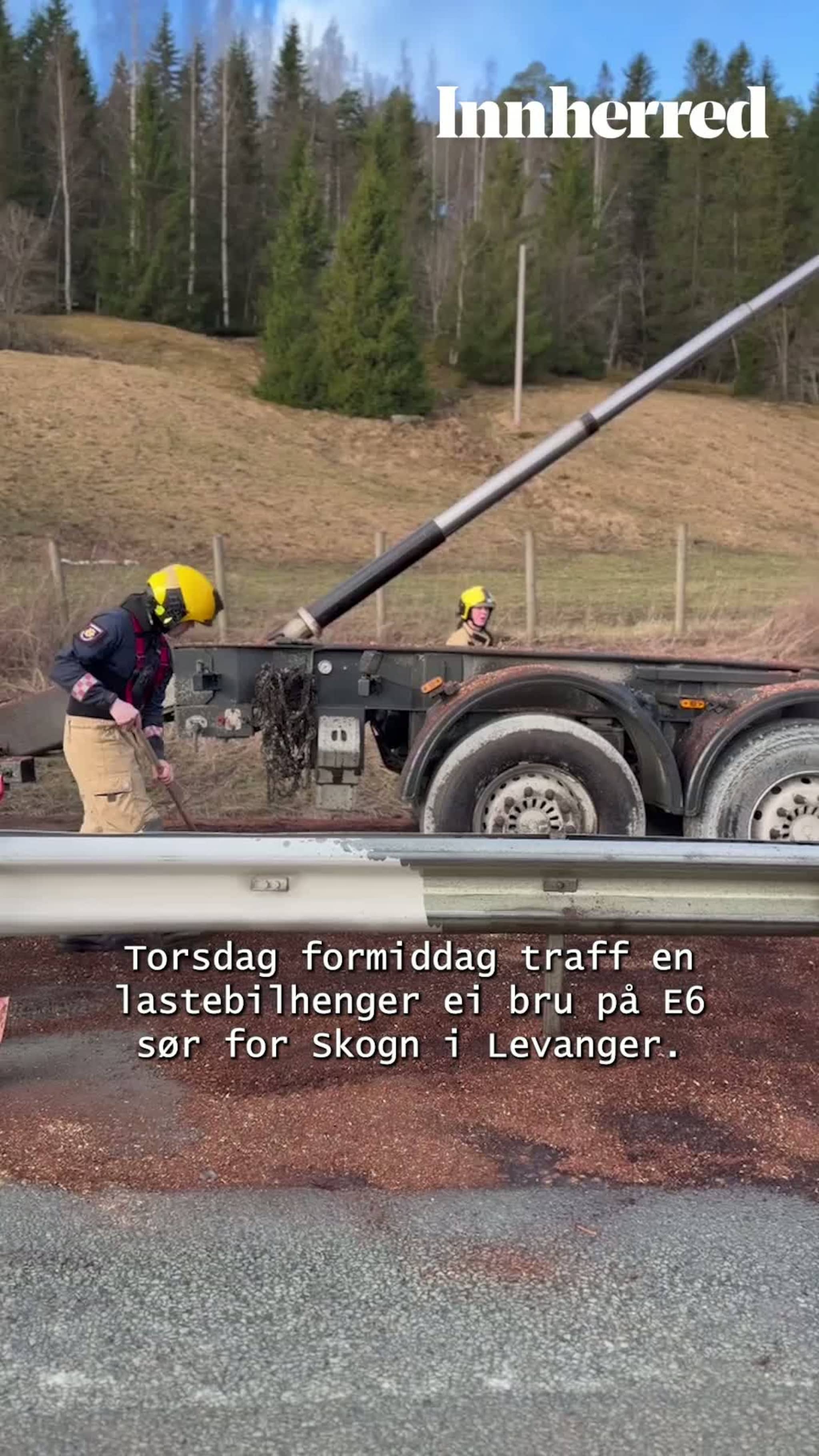 Krasjet i bru på E6