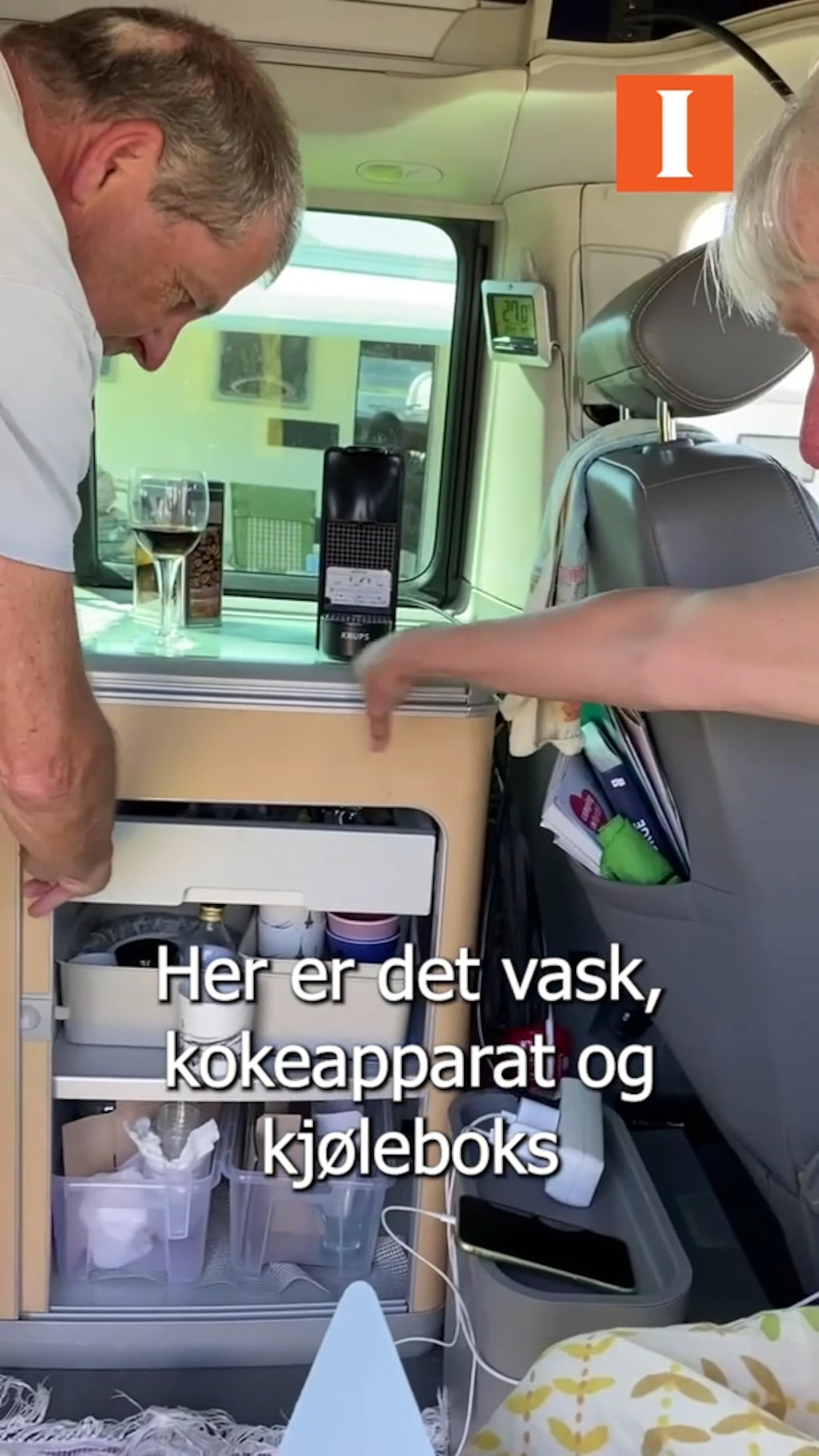 Slik lever campingturistene