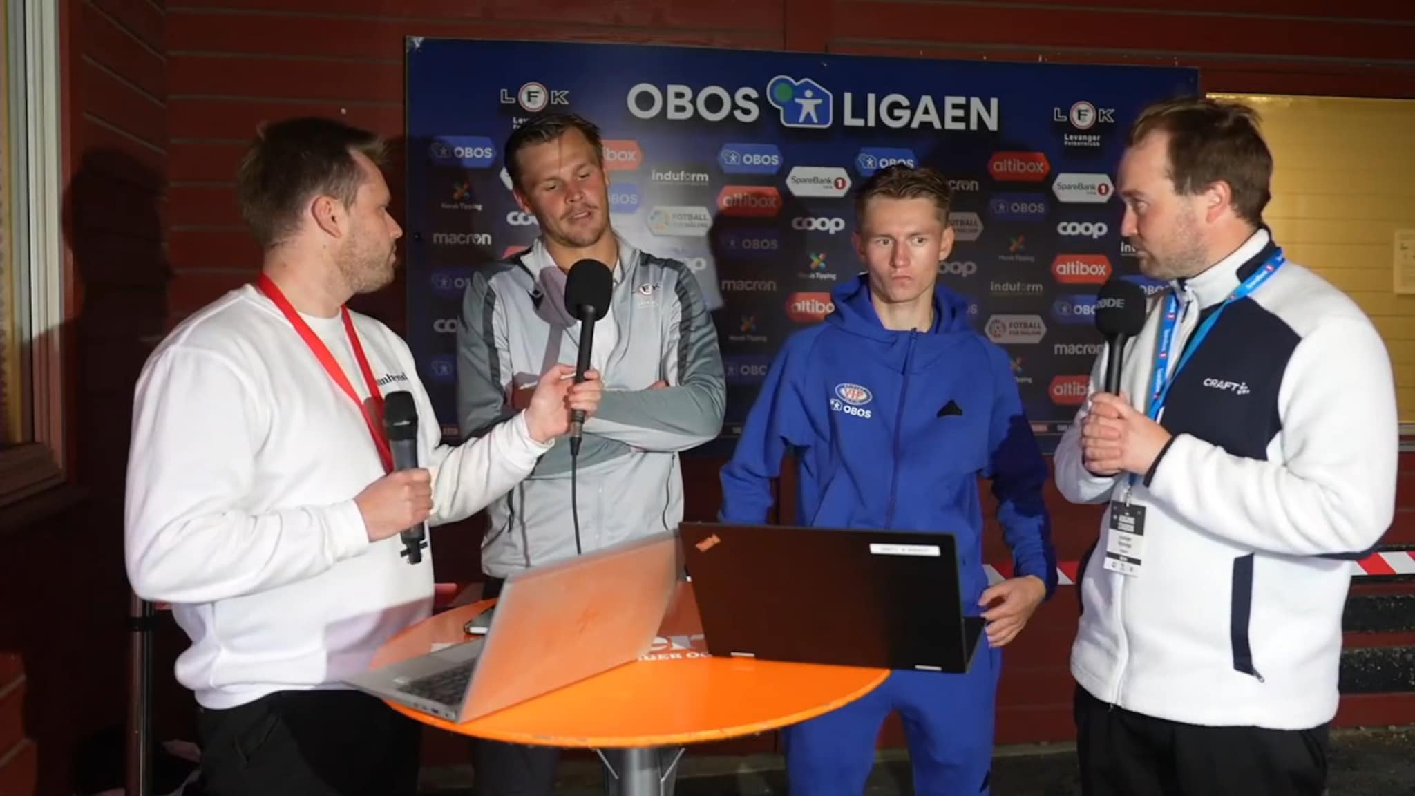 Etter kampen: Jubilant Sander Sundnes etter VIF-tapet