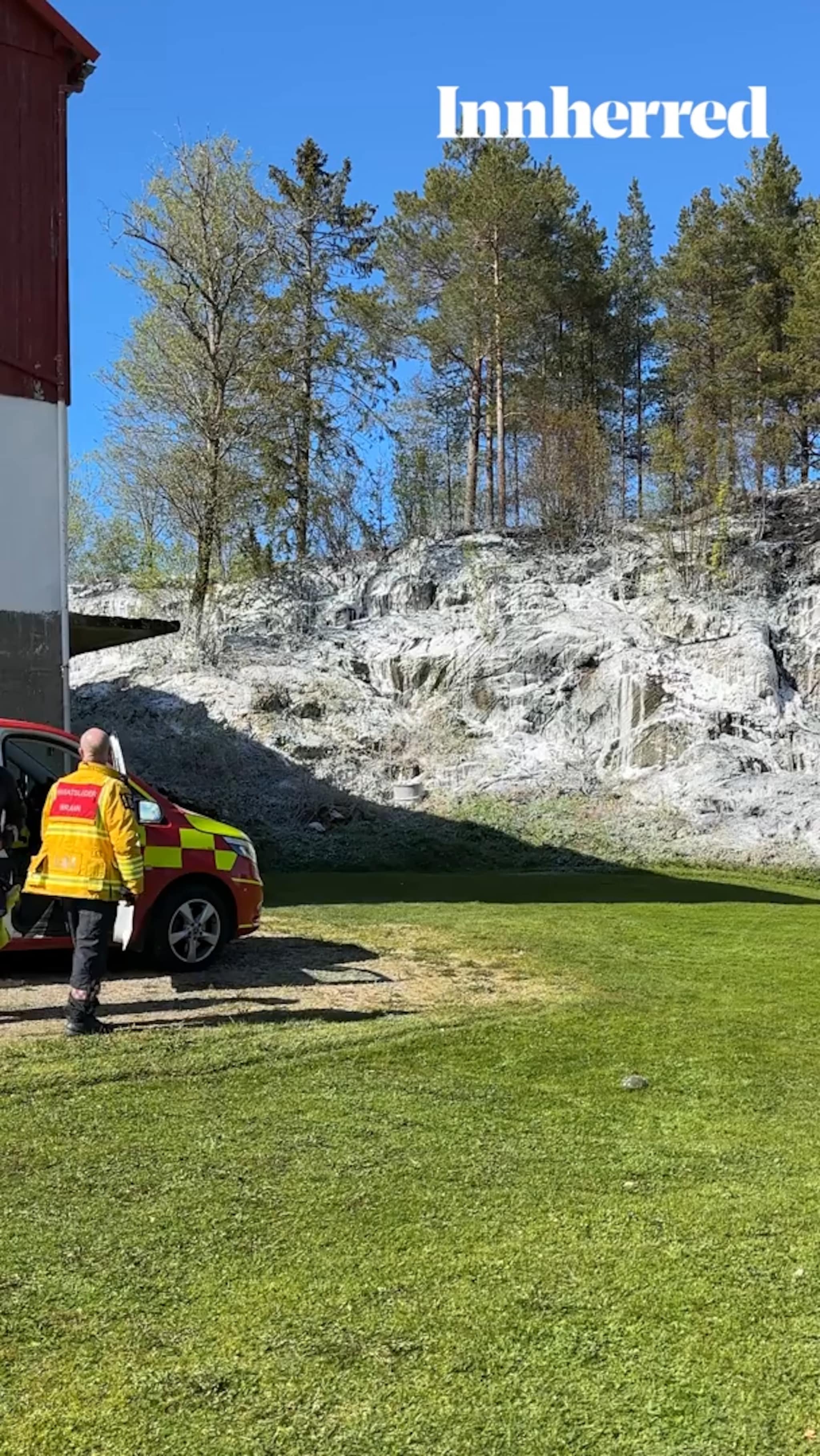 Bål kom ut av kontroll