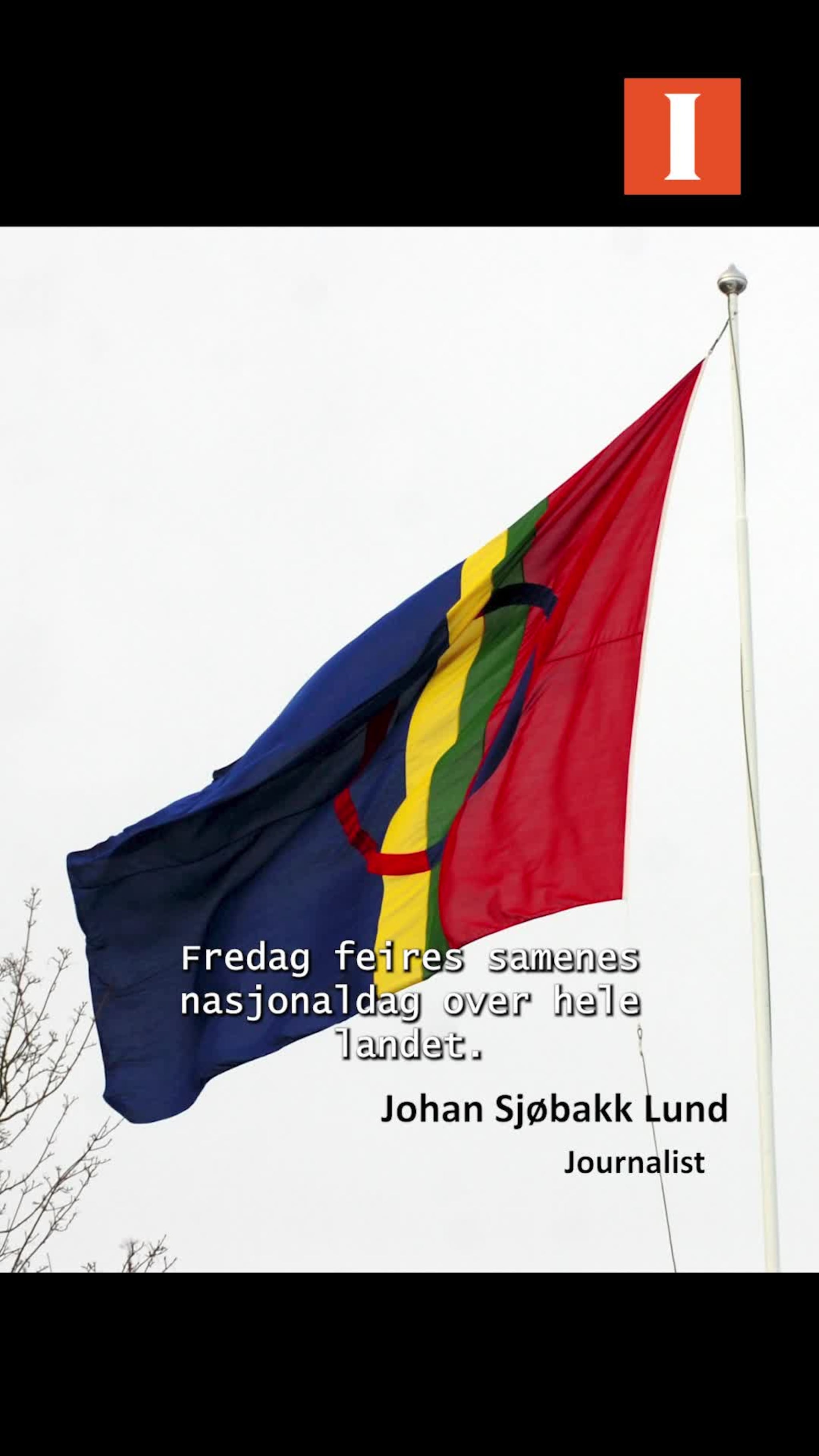 Pride-flagget på samefolkets dag