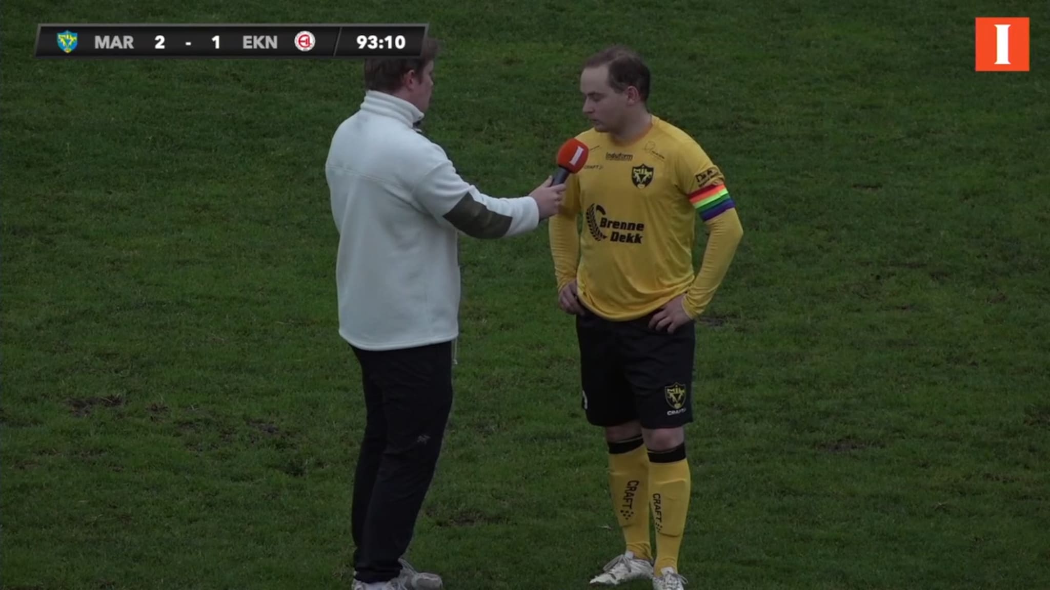 Lars Ringstad etter seieren mot Ekne