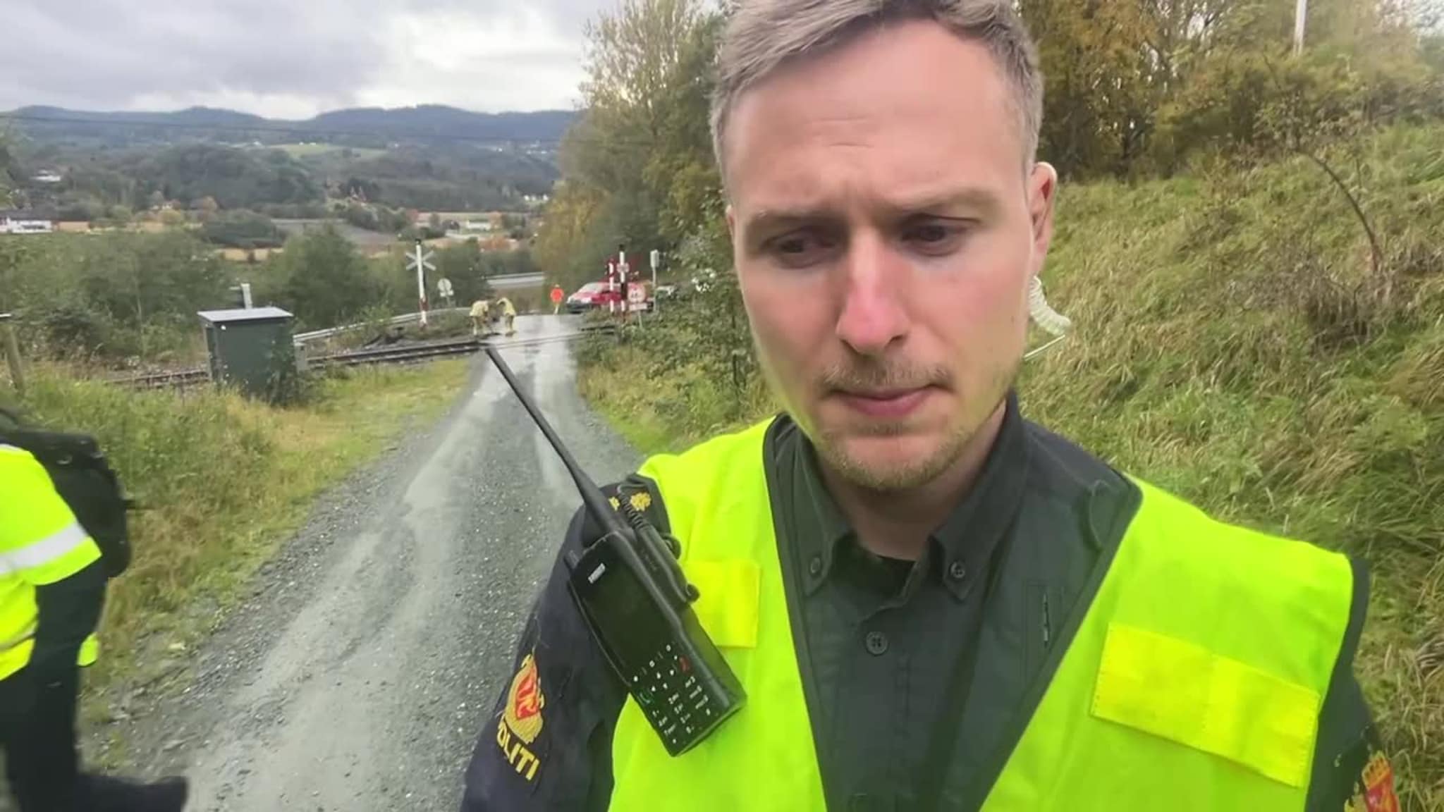 Tog mot bil i Melhus