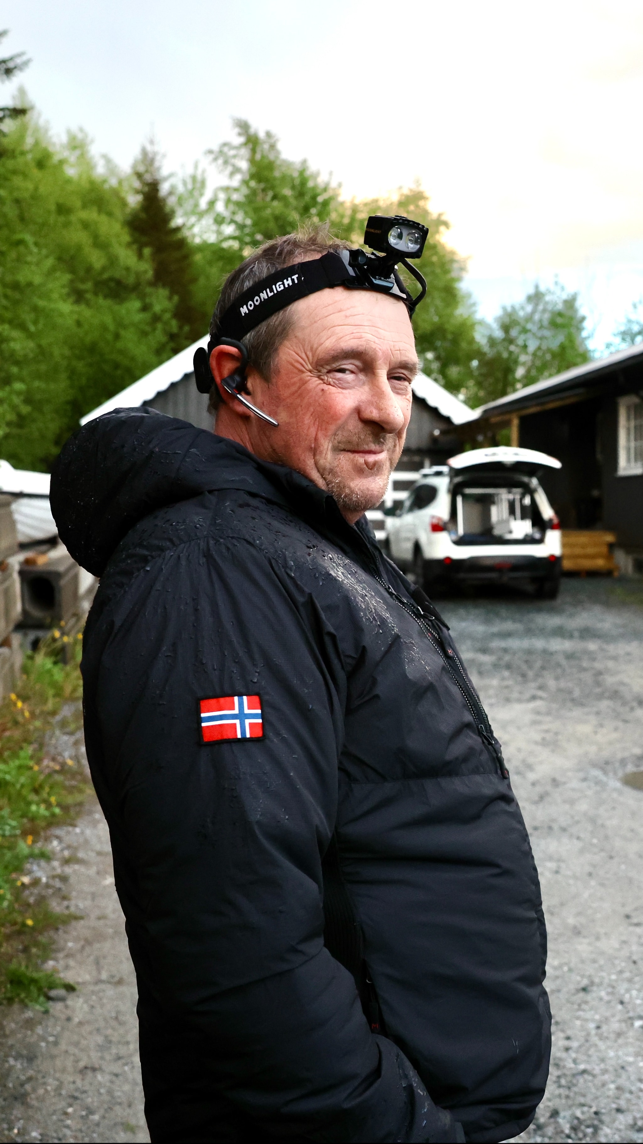Huset ble truffet av lynet