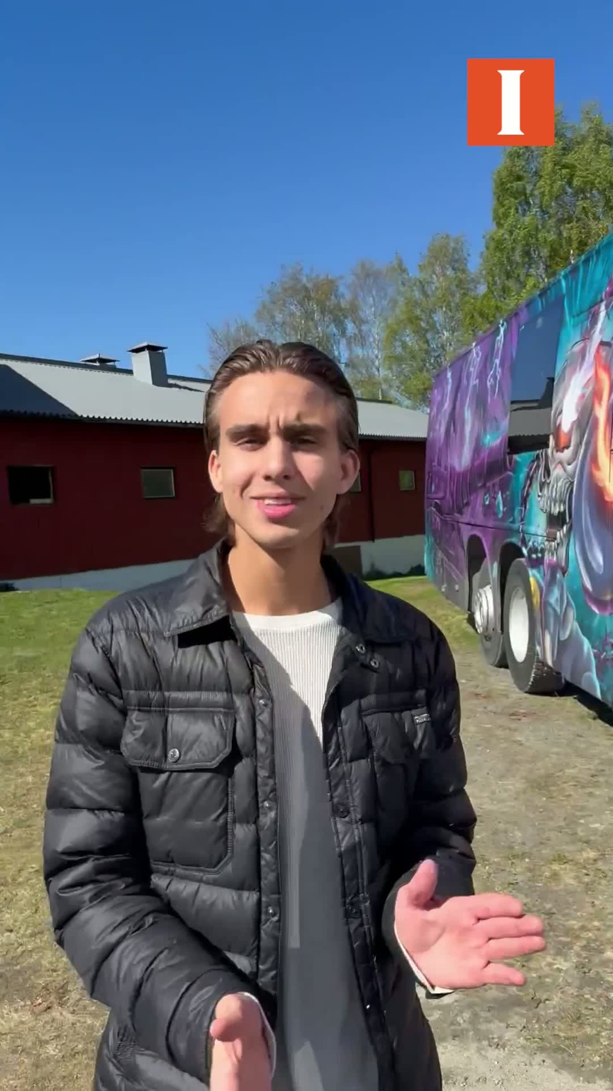 Her er millionrussebussen