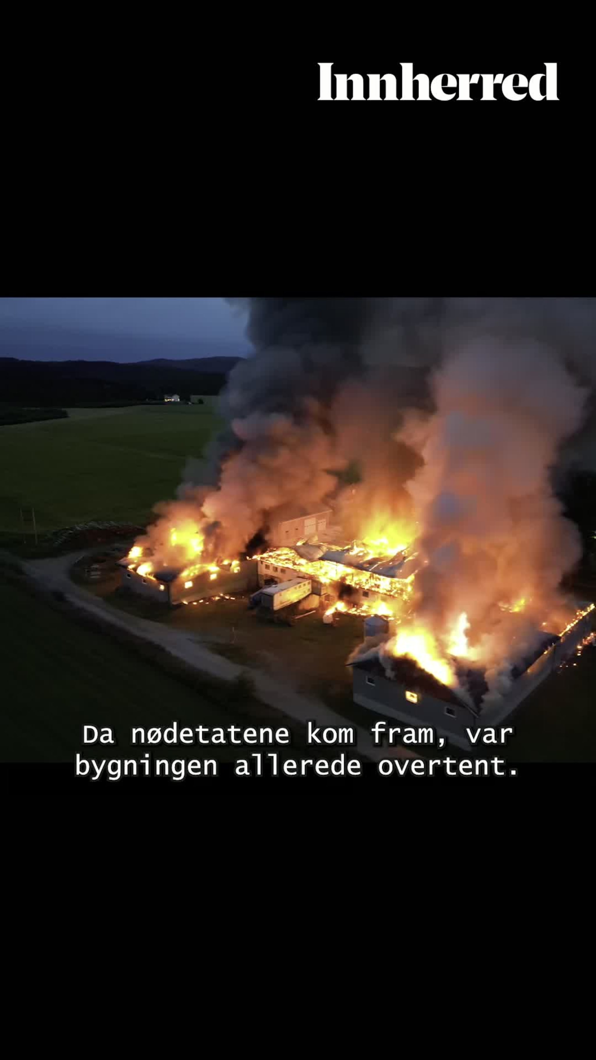 Gårdsbrann i Okkenhaug