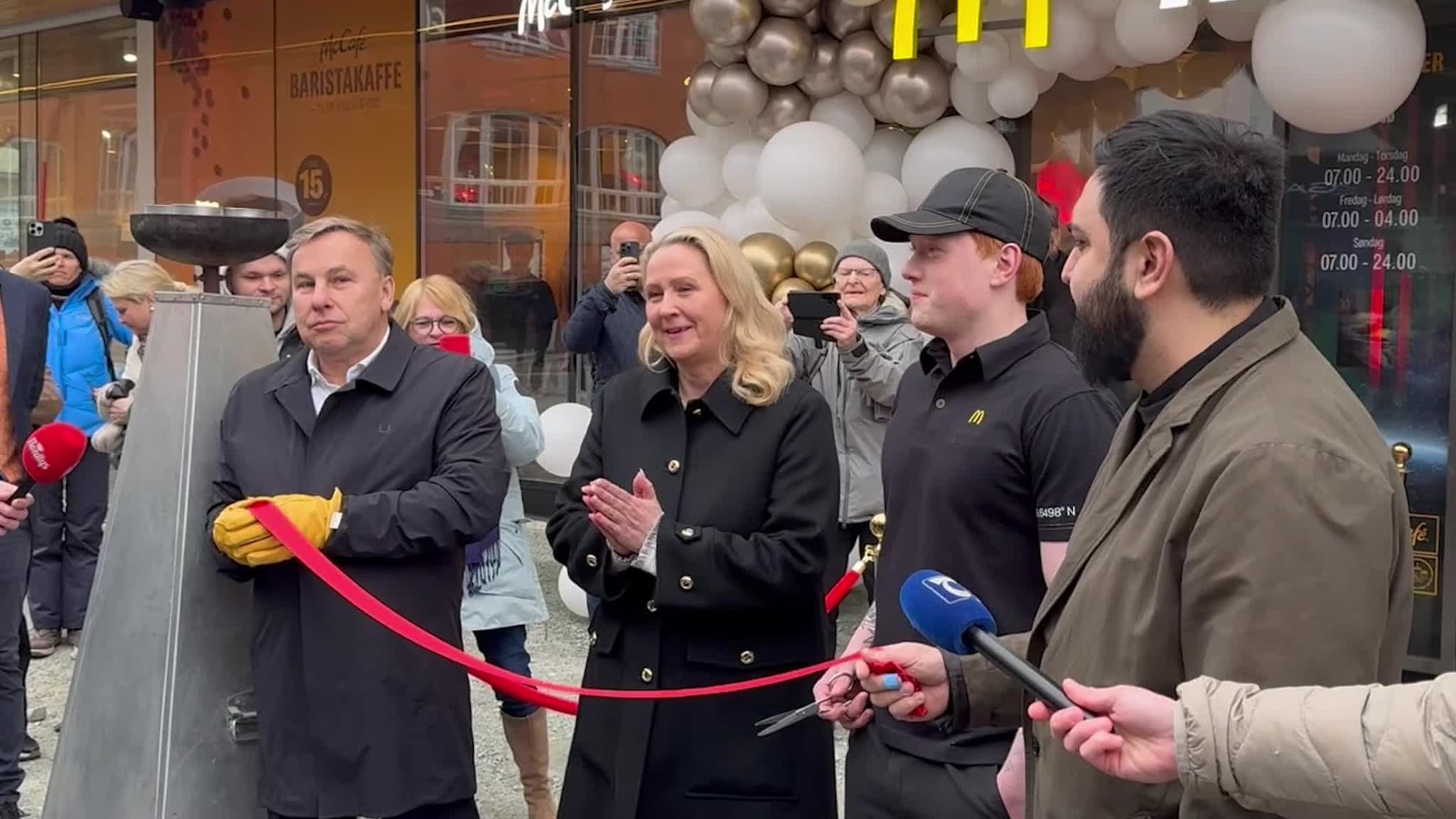 Her åpner  McDonald´s