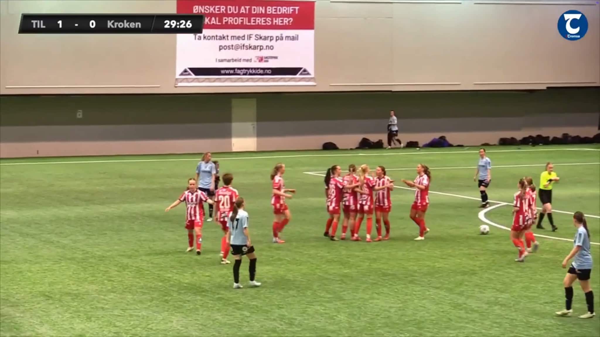 Se målene fra Tromsø IL - Krokelvdalen kvinner	2 - 0